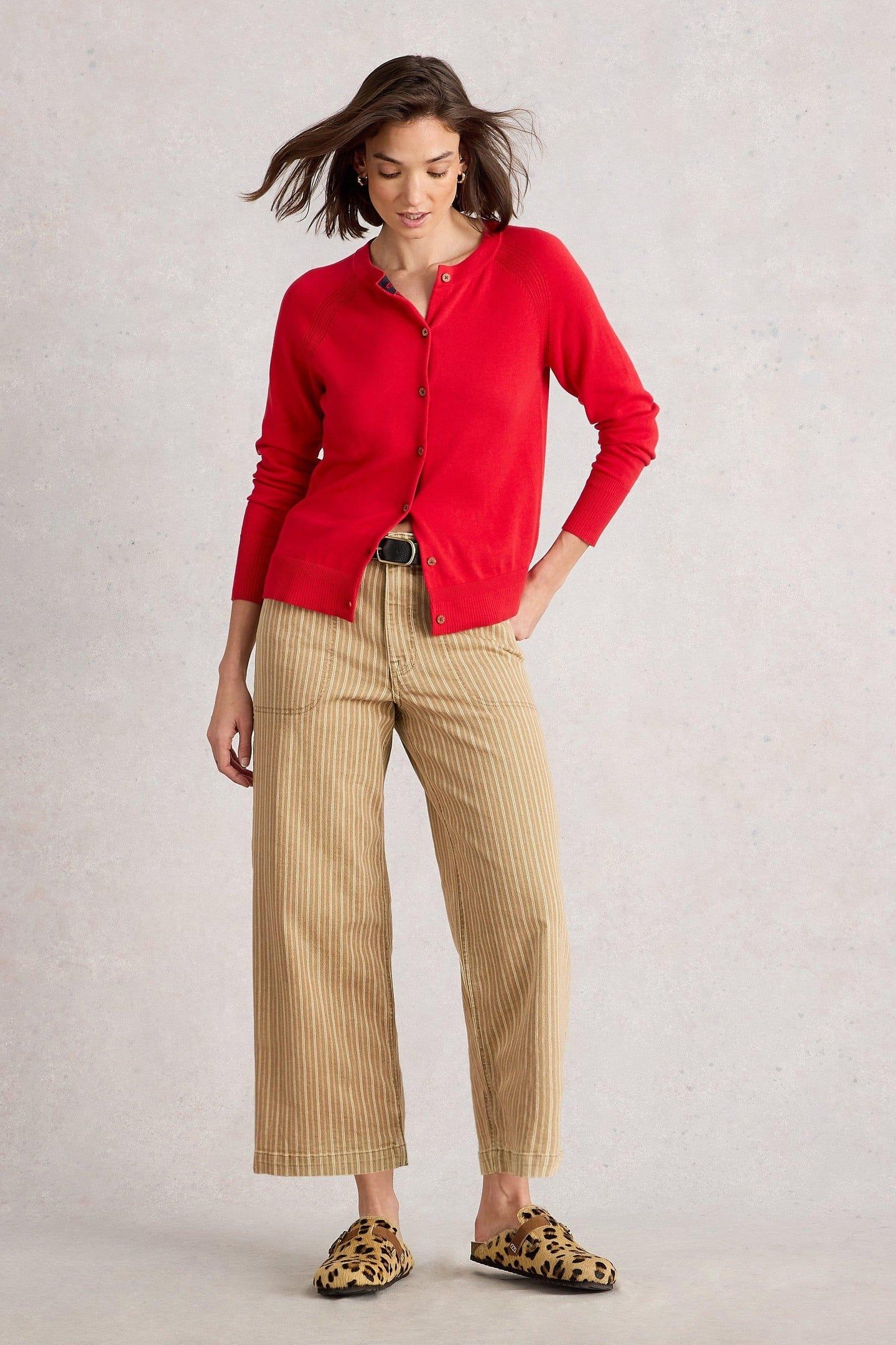 TIA WIDE LEG CROP JEAN CHARTREUSE MULTI 6