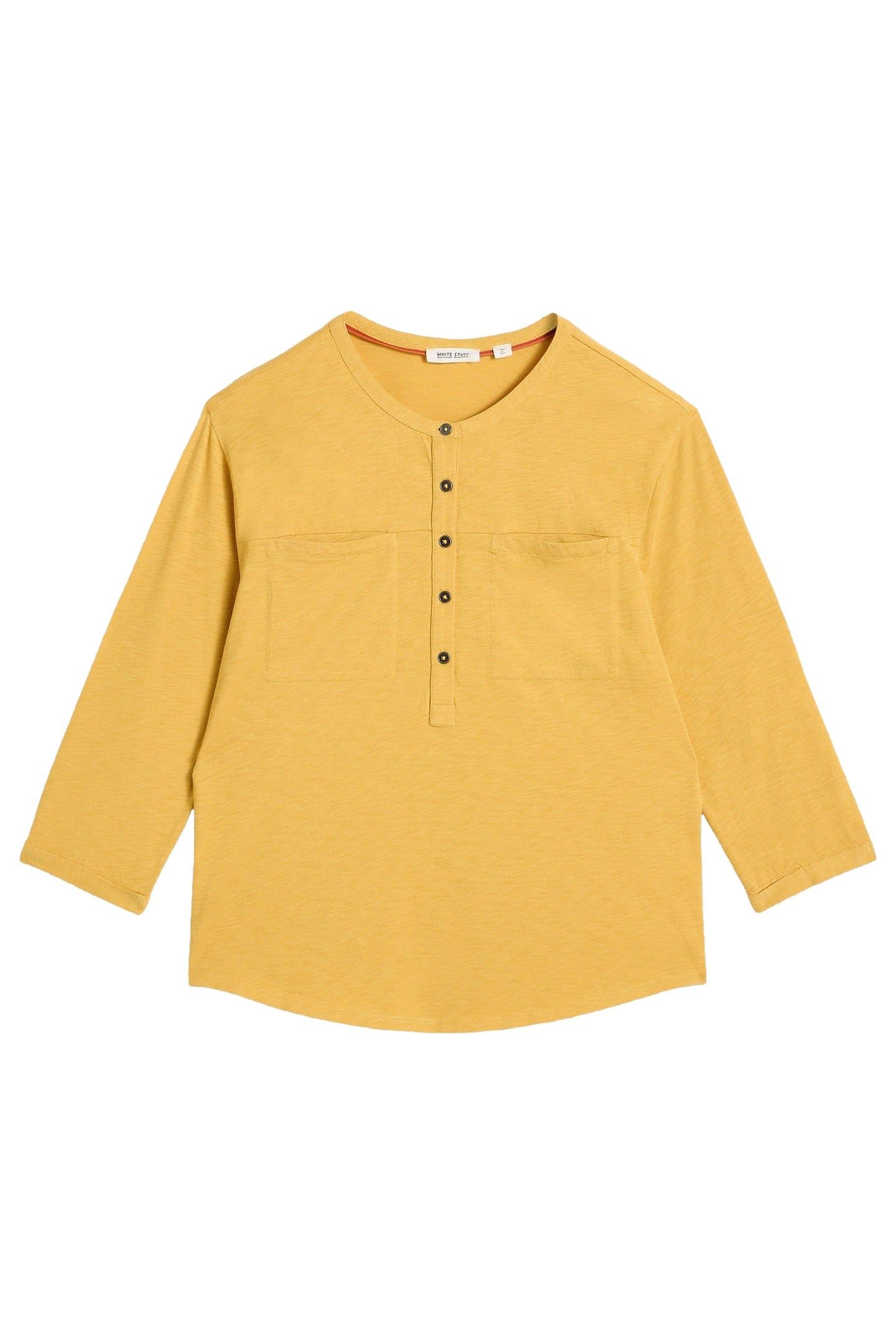 BETH 3/4 SLEEVE SHIRT MID CHARTREUSE 3