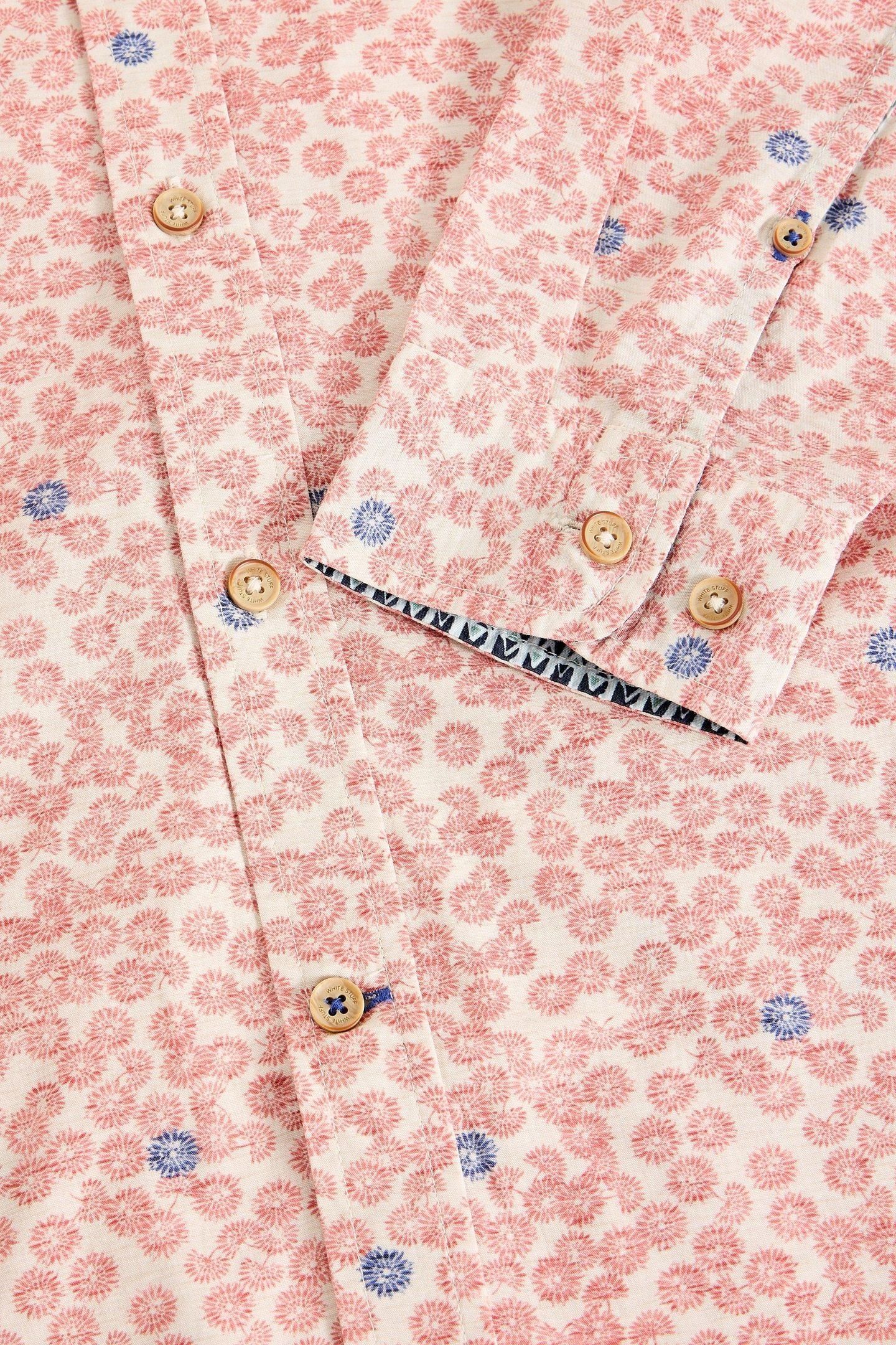 FINSBURY DANDY PRINT SHIRT LIGHT PINK 5