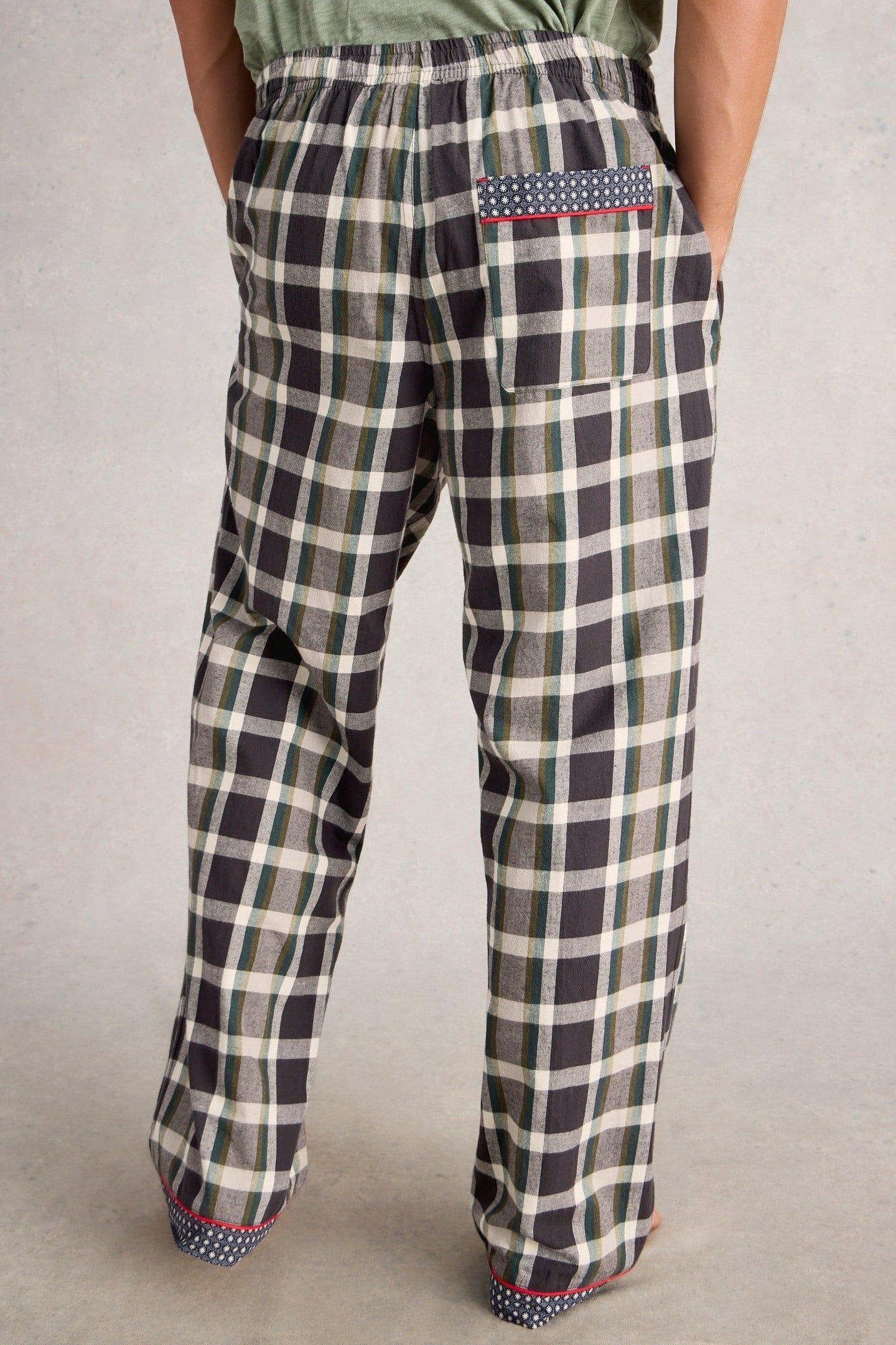 MOORLAND FLANNEL PJ TROUSER GREY MULTI 1