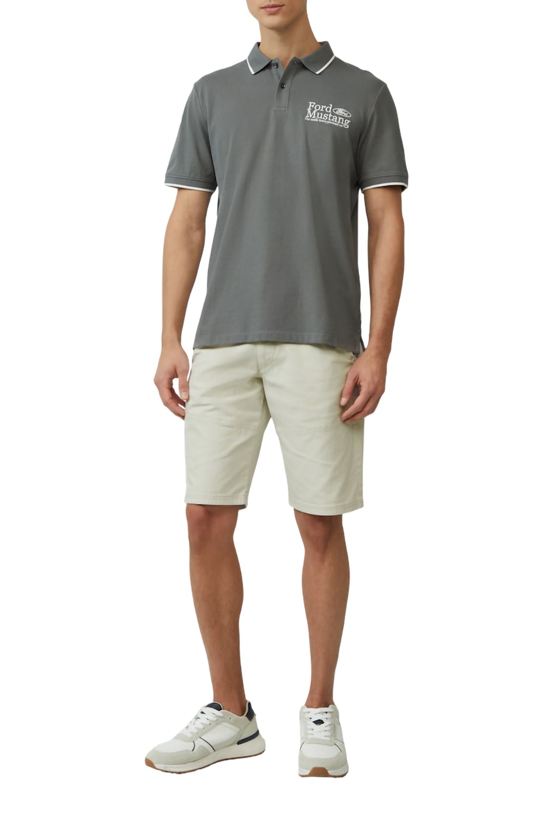 S.OLIVER POLOSHIRTS LIGHT GREY 2