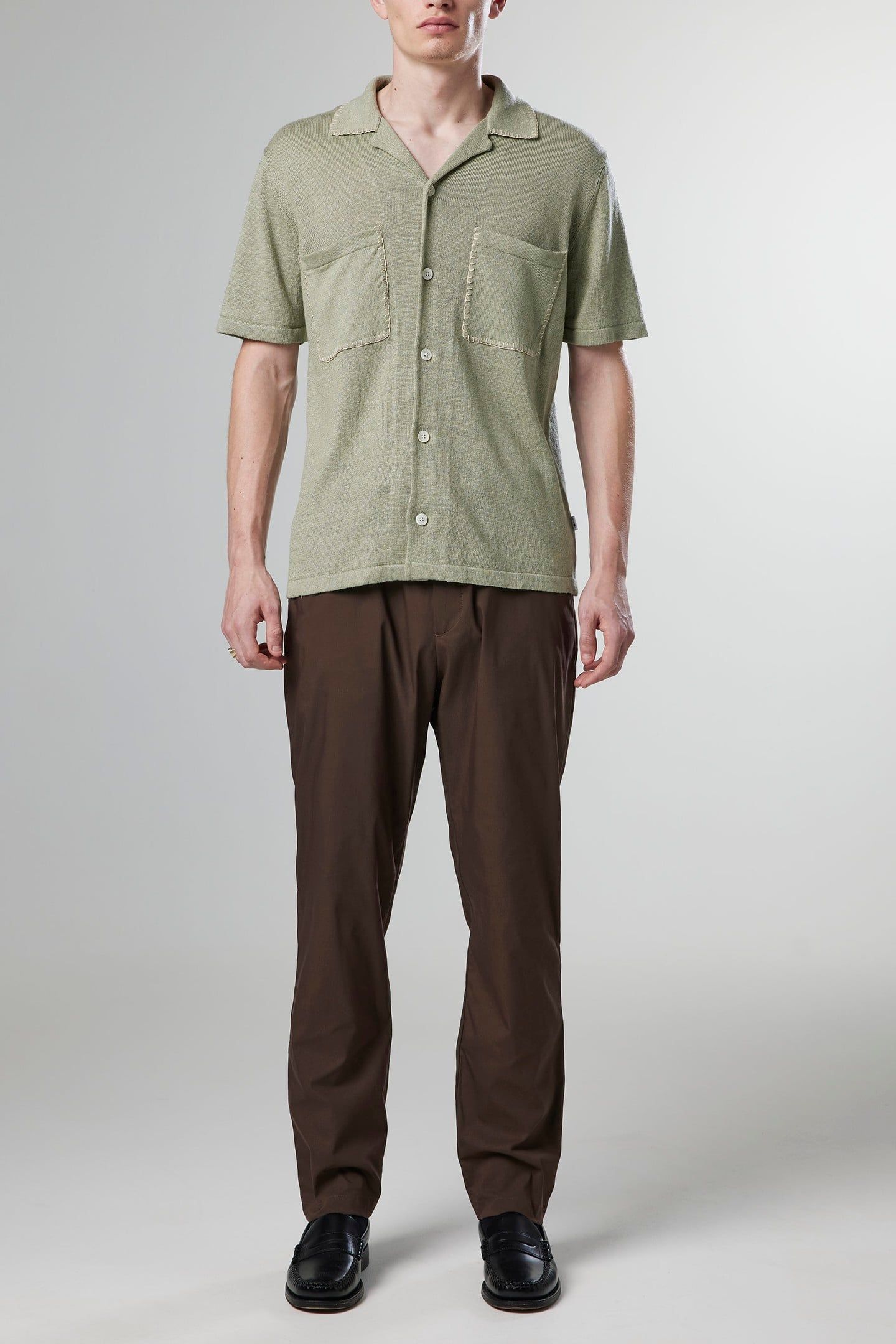 HENRY SS KNIT 6565 PALE GREEN 1