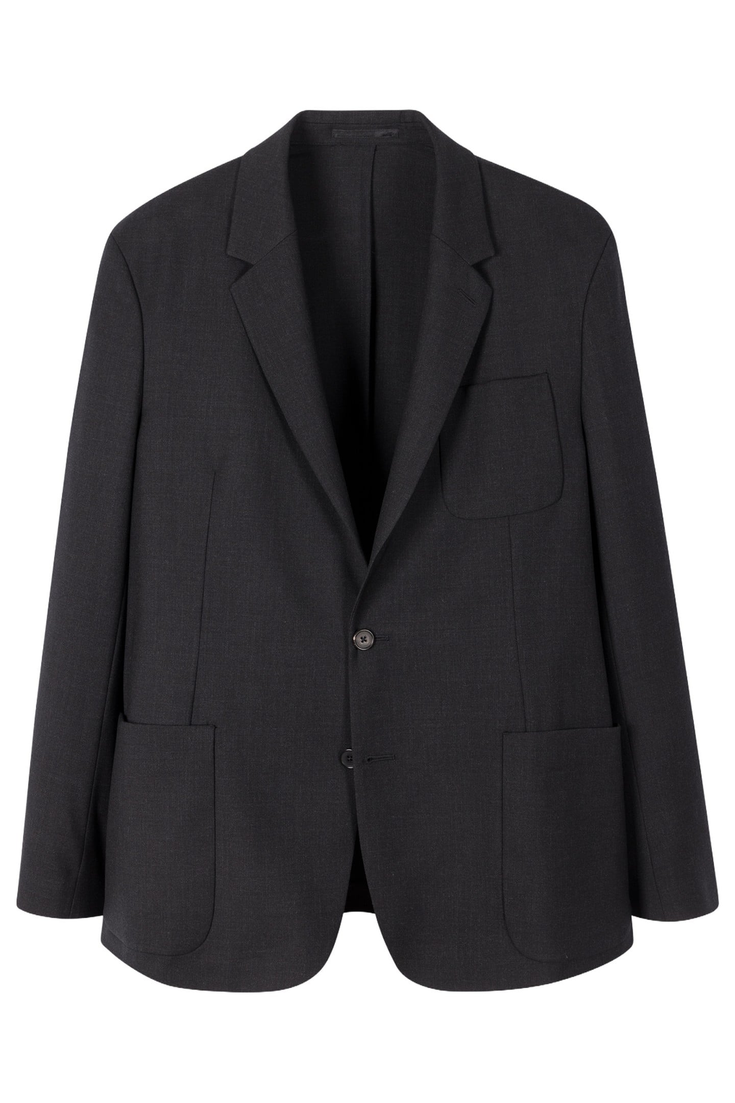 MENS 2 BTN PATCH POCKET JACKET SLATE 4