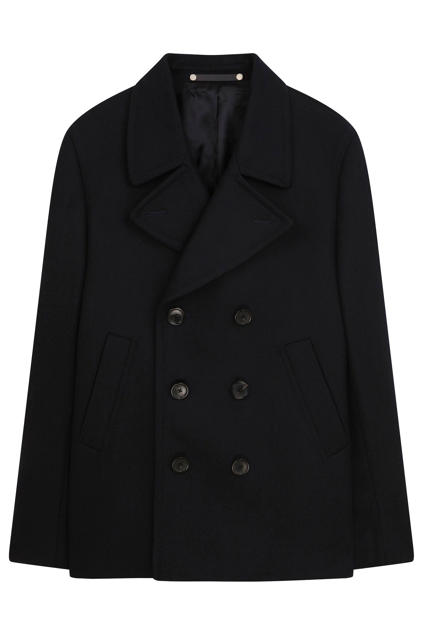 MENS CAR COAT FULLY LINED VERY DARK NAVY 4