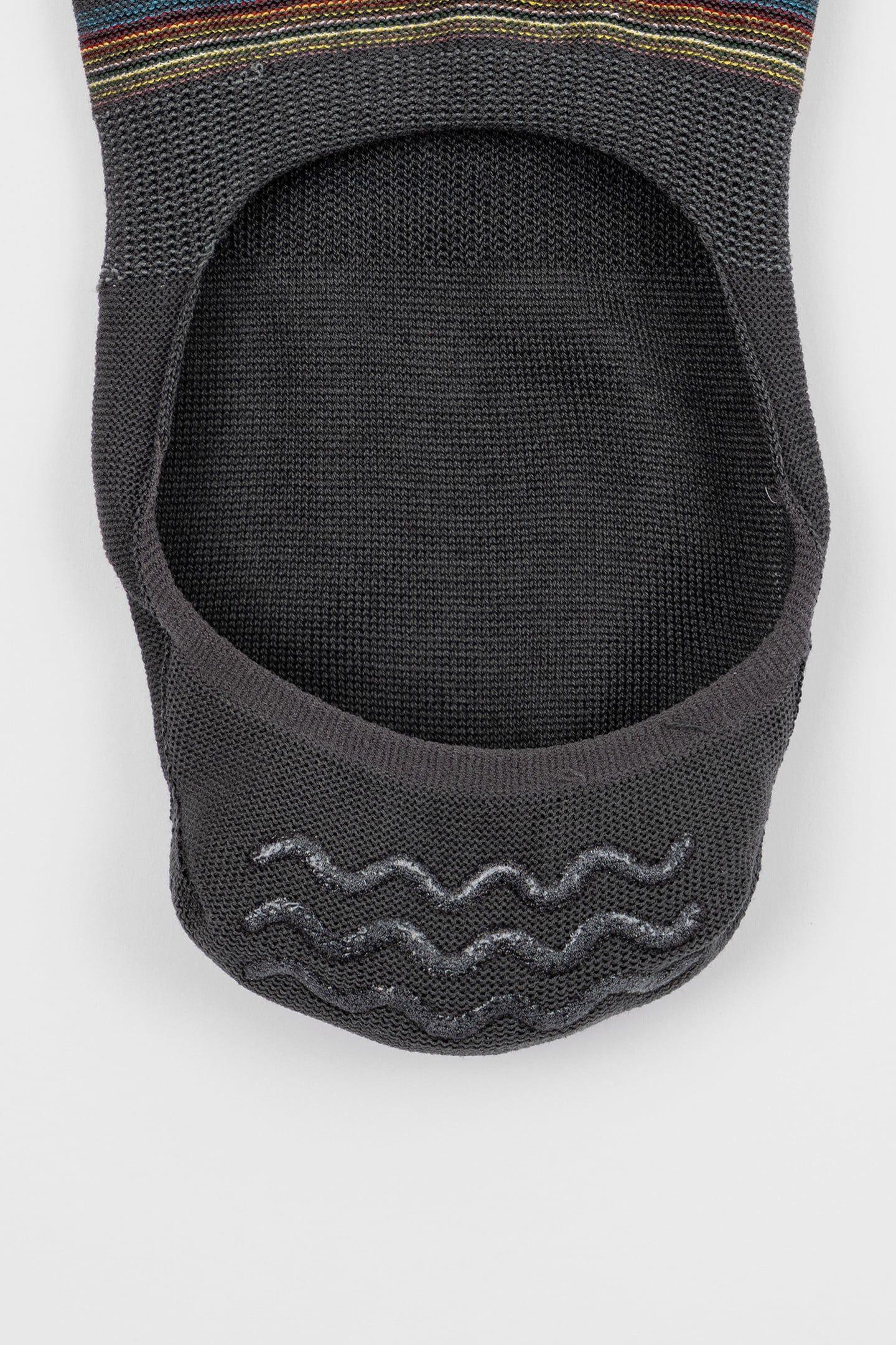 MEN SOCK SIG BLK NO SHOW SLATE 3