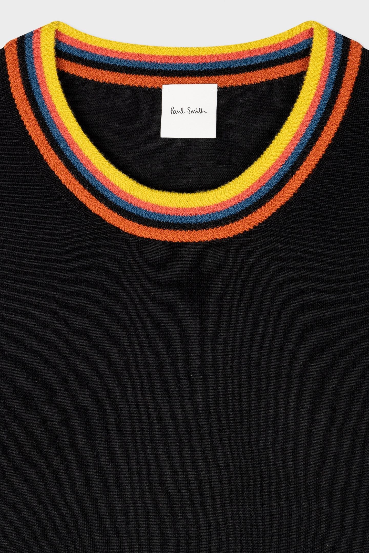 WOMENS KNITTED PULLOVER CREW NECK BLACK 2