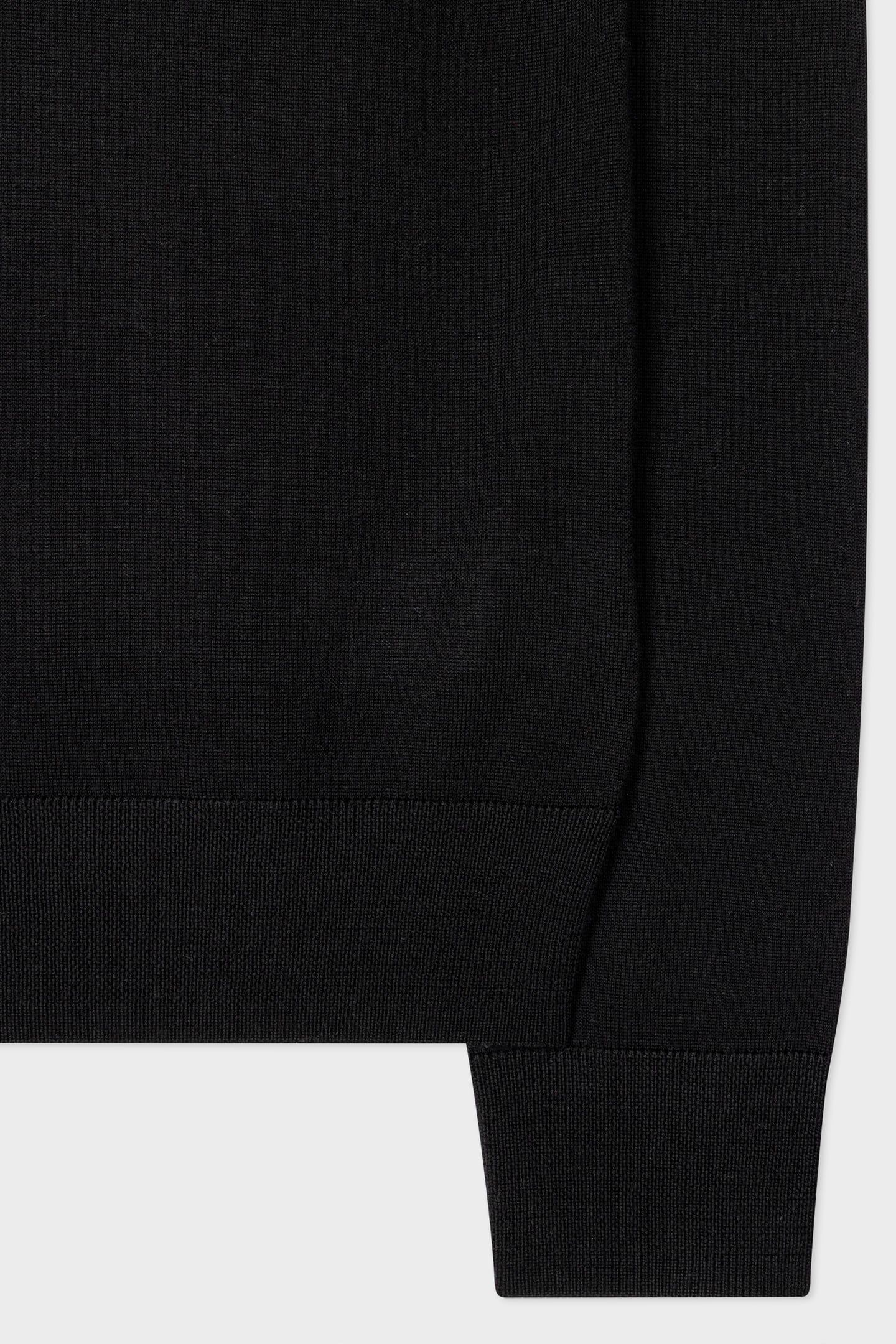 WOMENS KNITTED PULLOVER CREW NECK BLACK 3