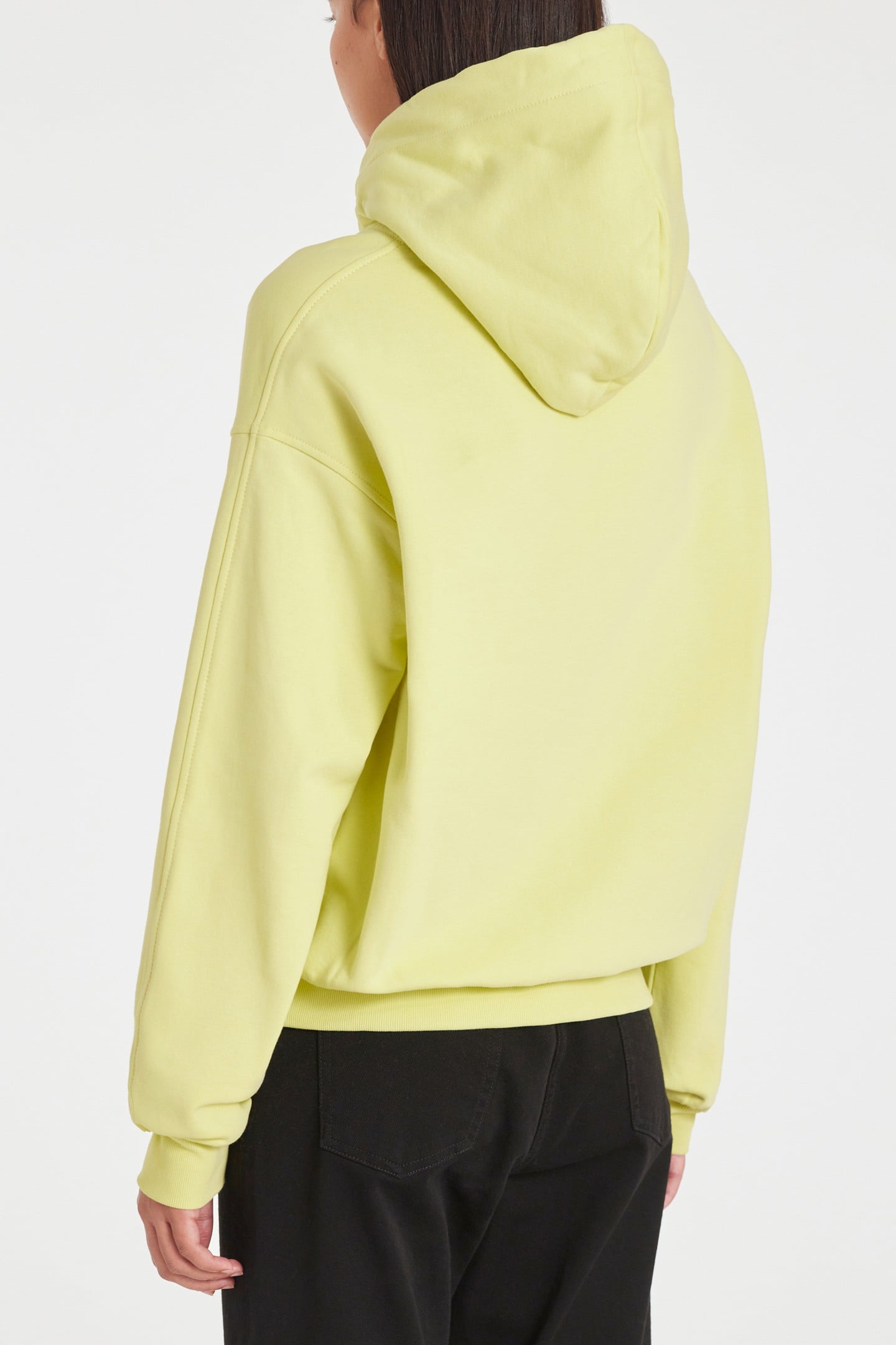 WOMENS ZEBRA HOODY YELLOW 2