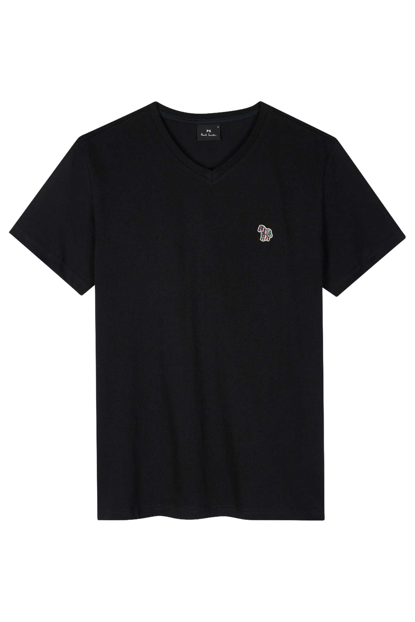 MENS SS VN TSHIRT ZEBRA BADGE BLACK 5