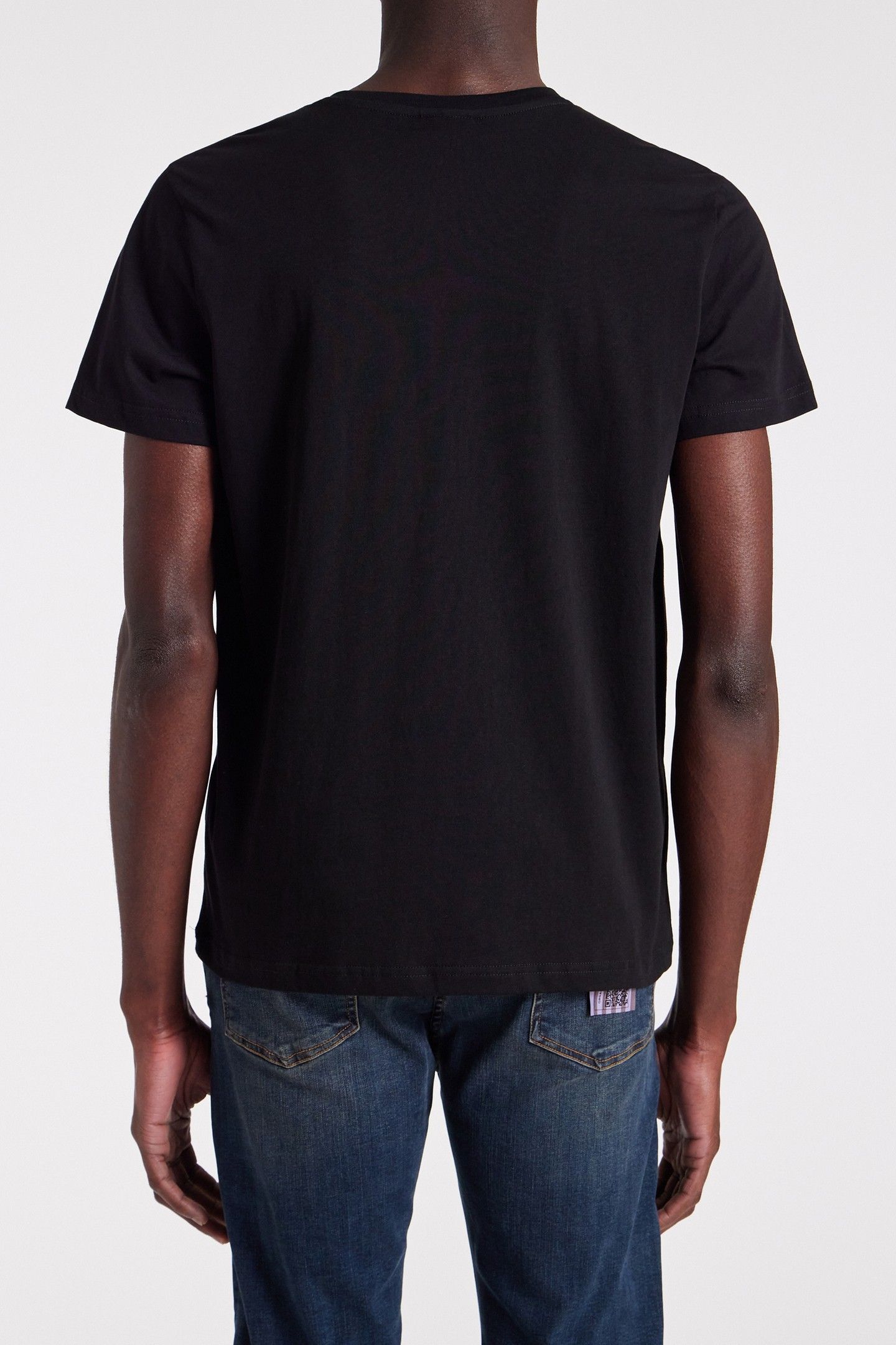 MENS SS VN TSHIRT ZEBRA BADGE BLACK 3