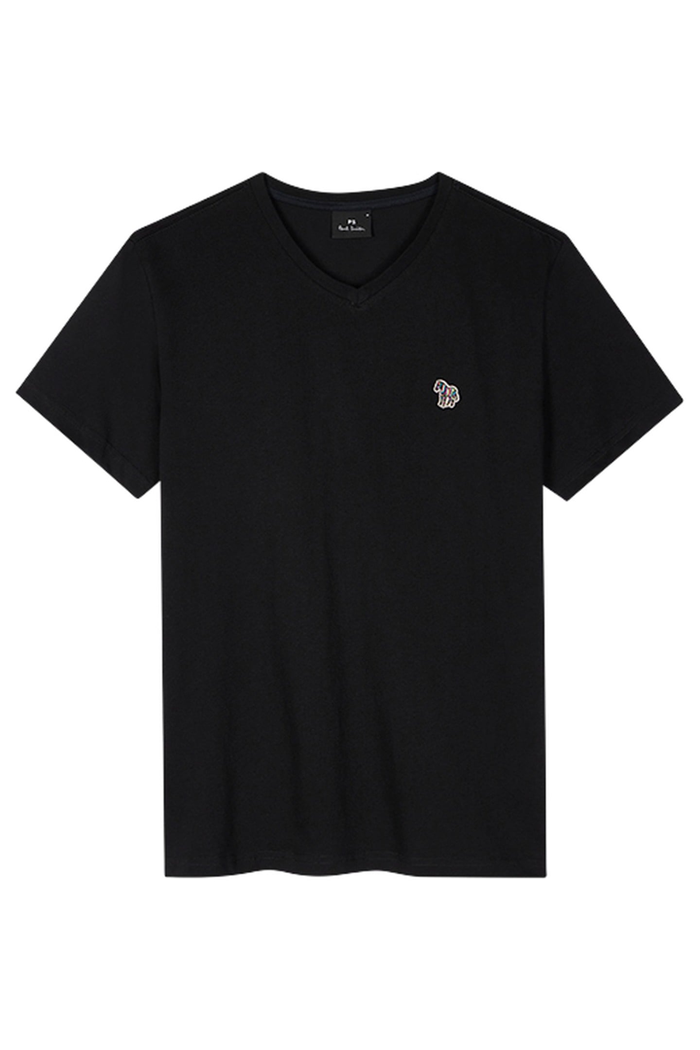 MENS SS VN TSHIRT ZEBRA BADGE BLACK 7