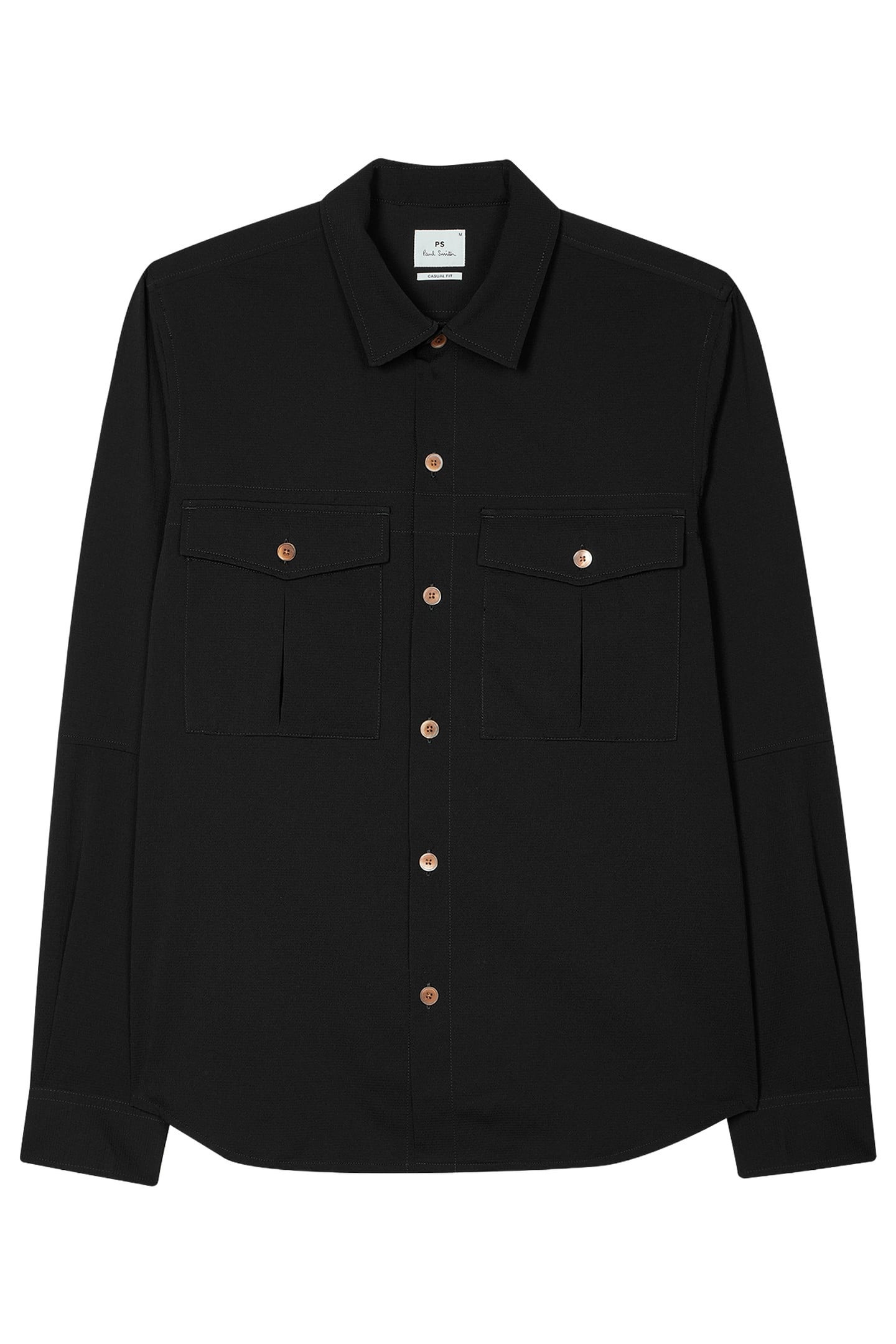 MENS LS UTILITY SHIRT BLACK 5
