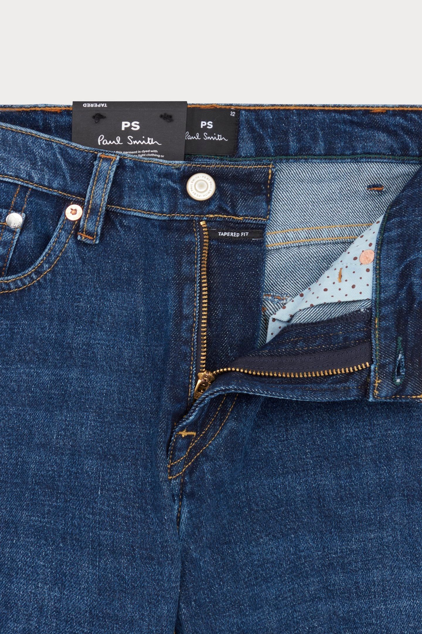 MENS TAPERED FIT JEAN DK COLOUR WASH 7