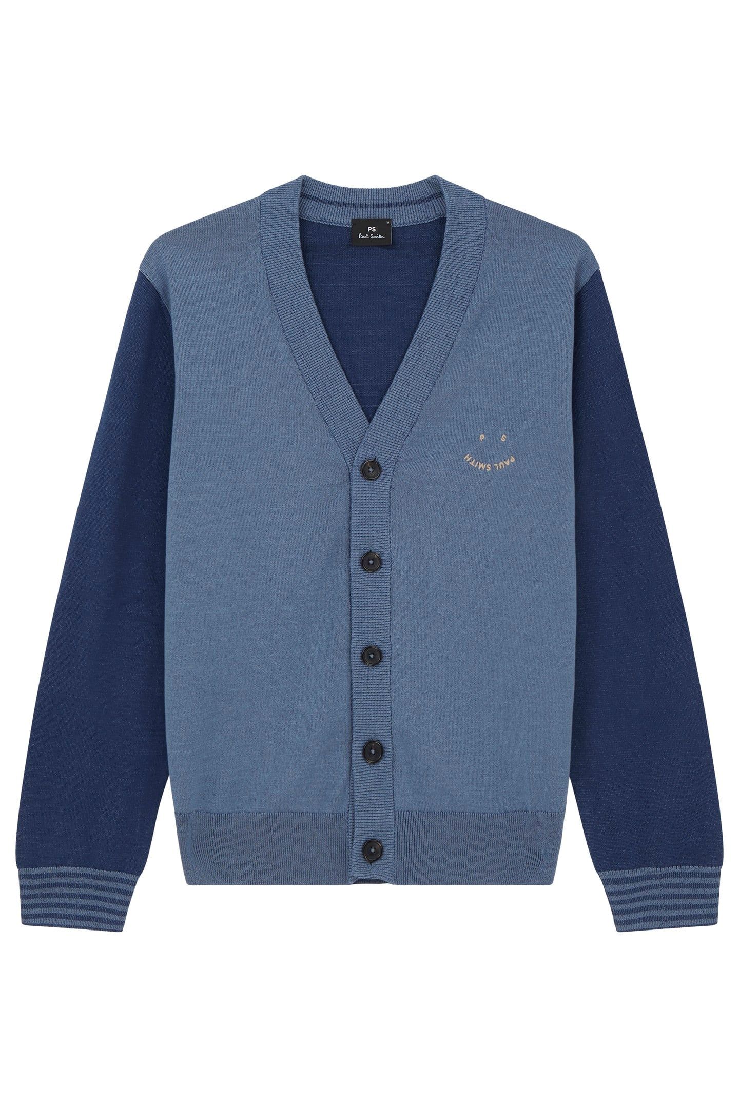MENS CARDIGAN PS HAPPY INDIGO 1