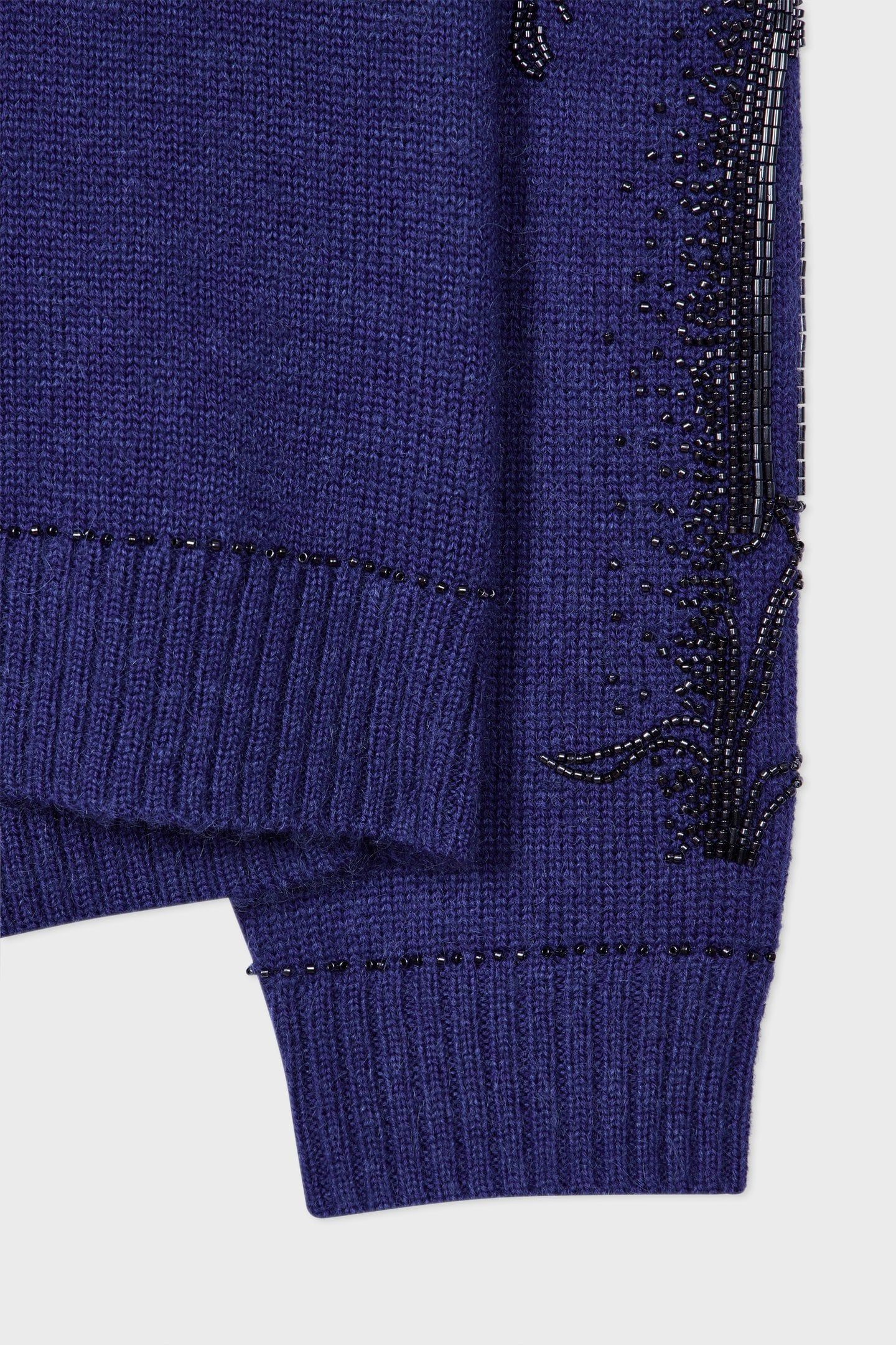 WOMENS KNITTED CARDIGAN BUTTON THRU INKY BLUE 5