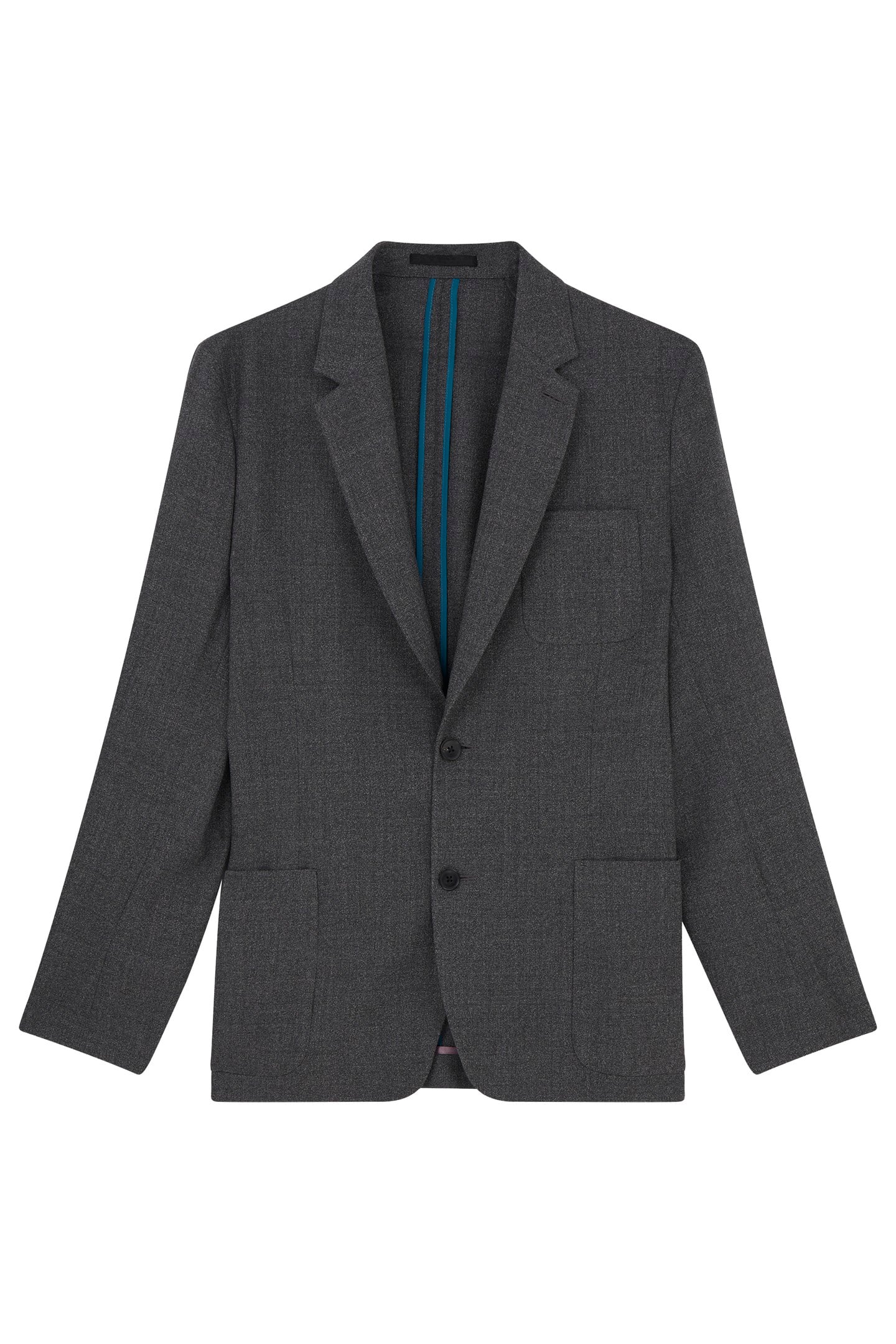 MENS 2 BUTTON JACKET GREY 5