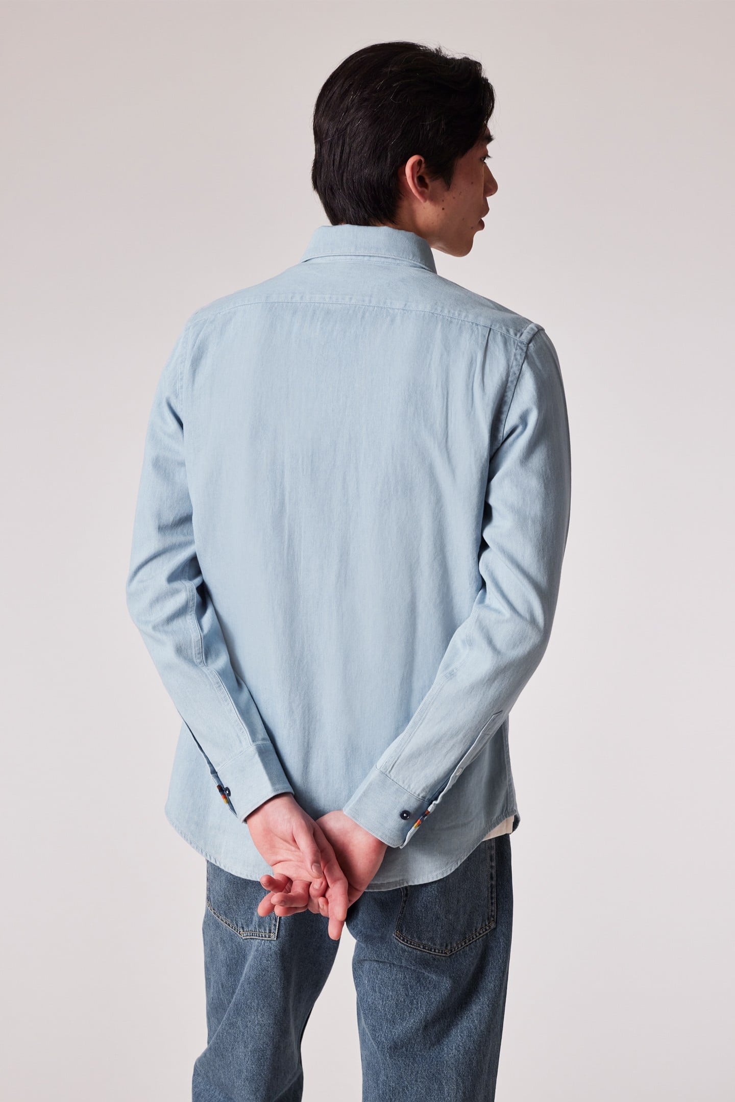 MENS S/C SLIM FIT SHIRT LIGHT BASE 2