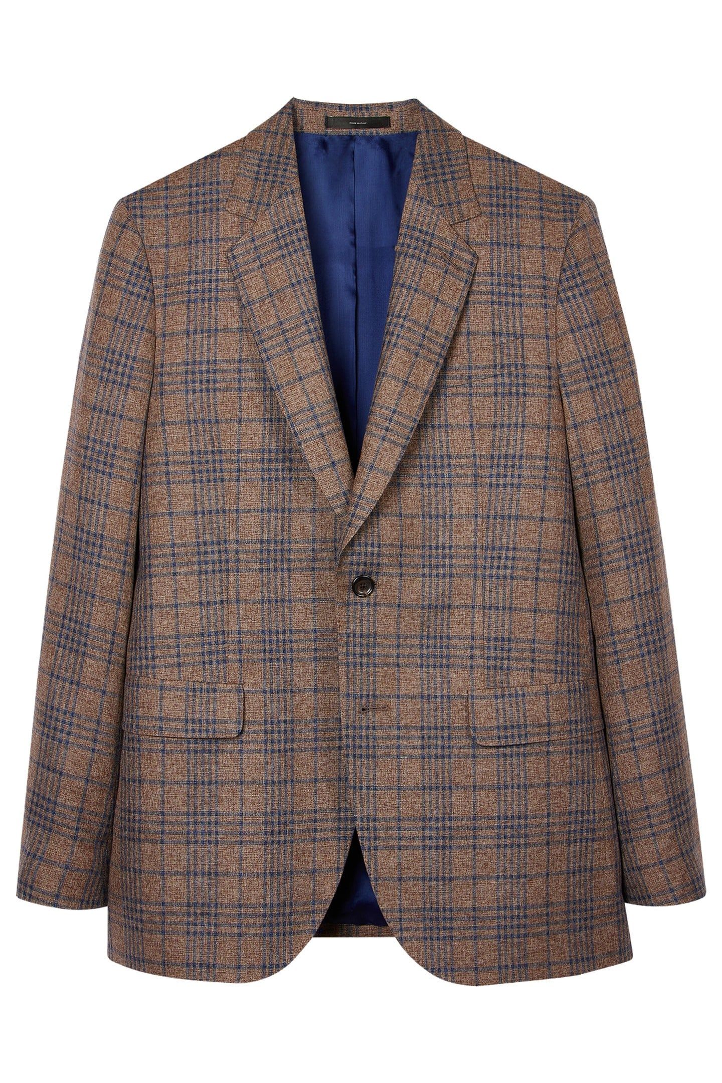 MENS 2 BUTTON JACKET BROWN 3