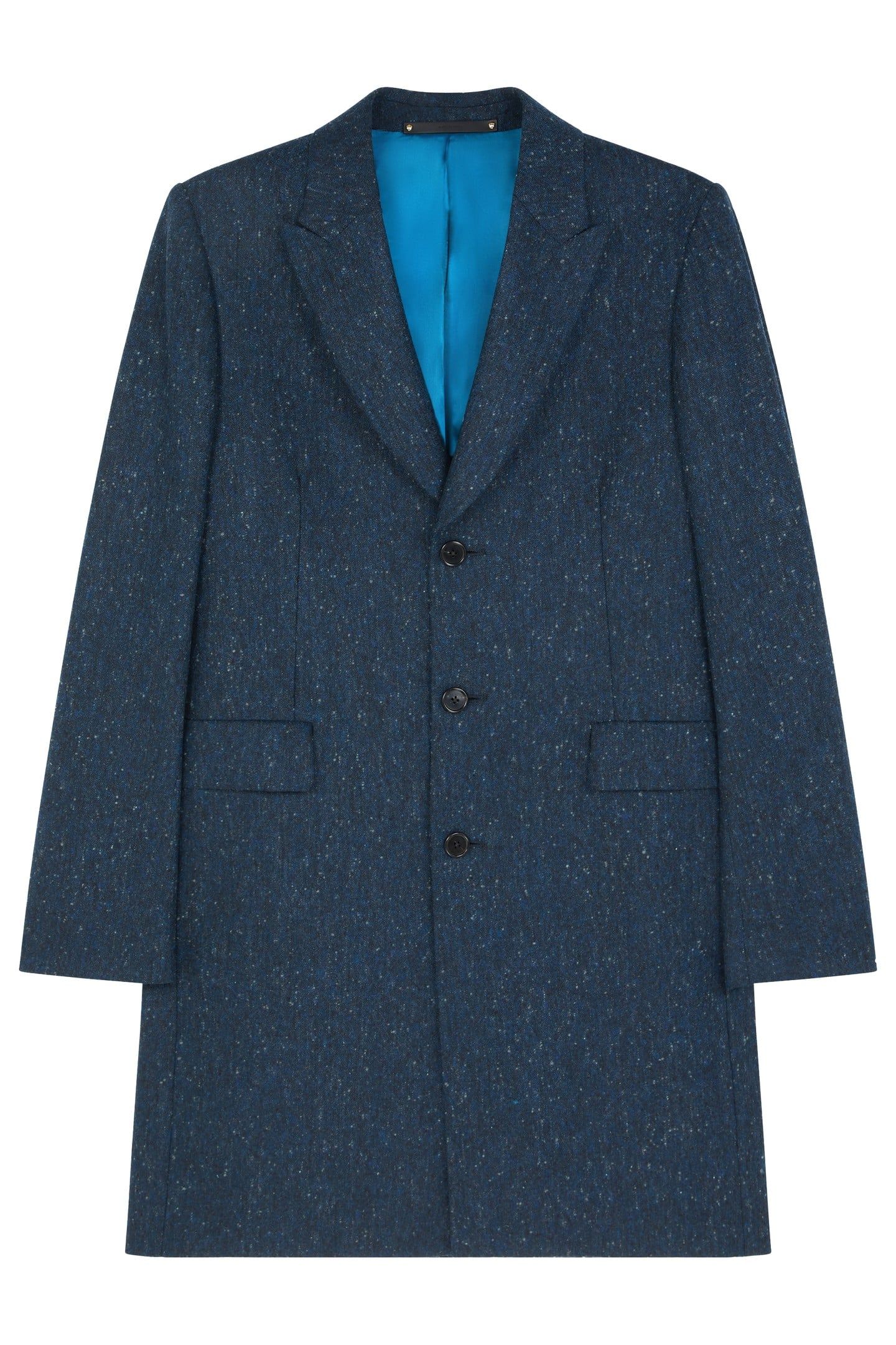 MENS 2 BUTTON JACKET PETROL BLUE 1