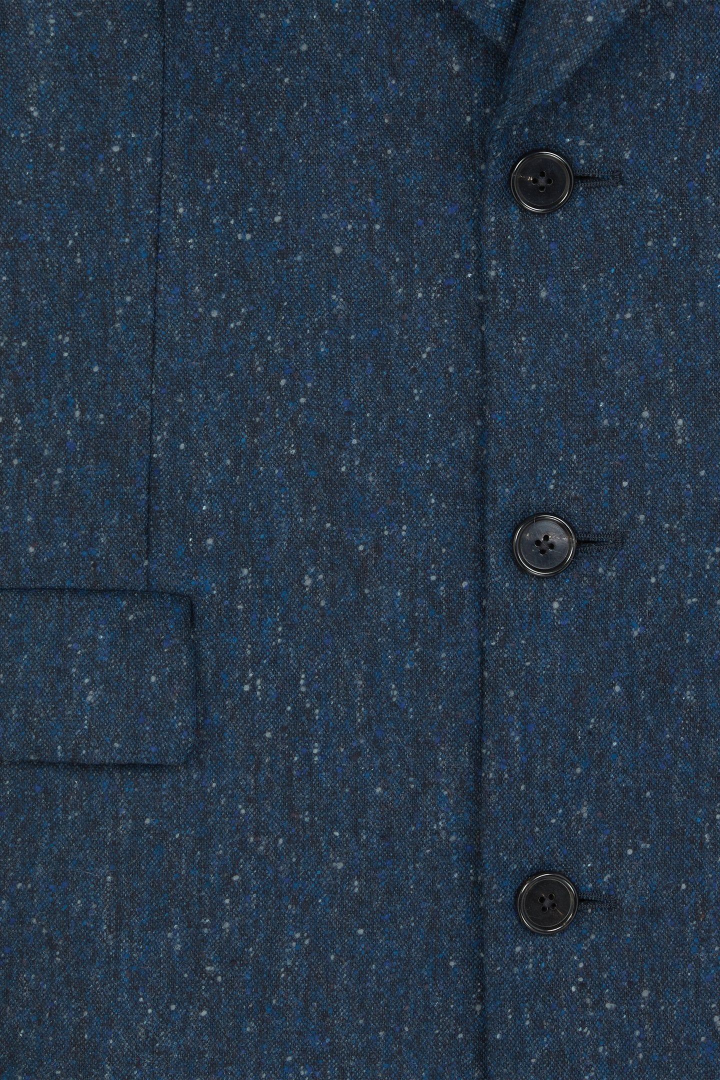 MENS 2 BUTTON JACKET PETROL BLUE 3
