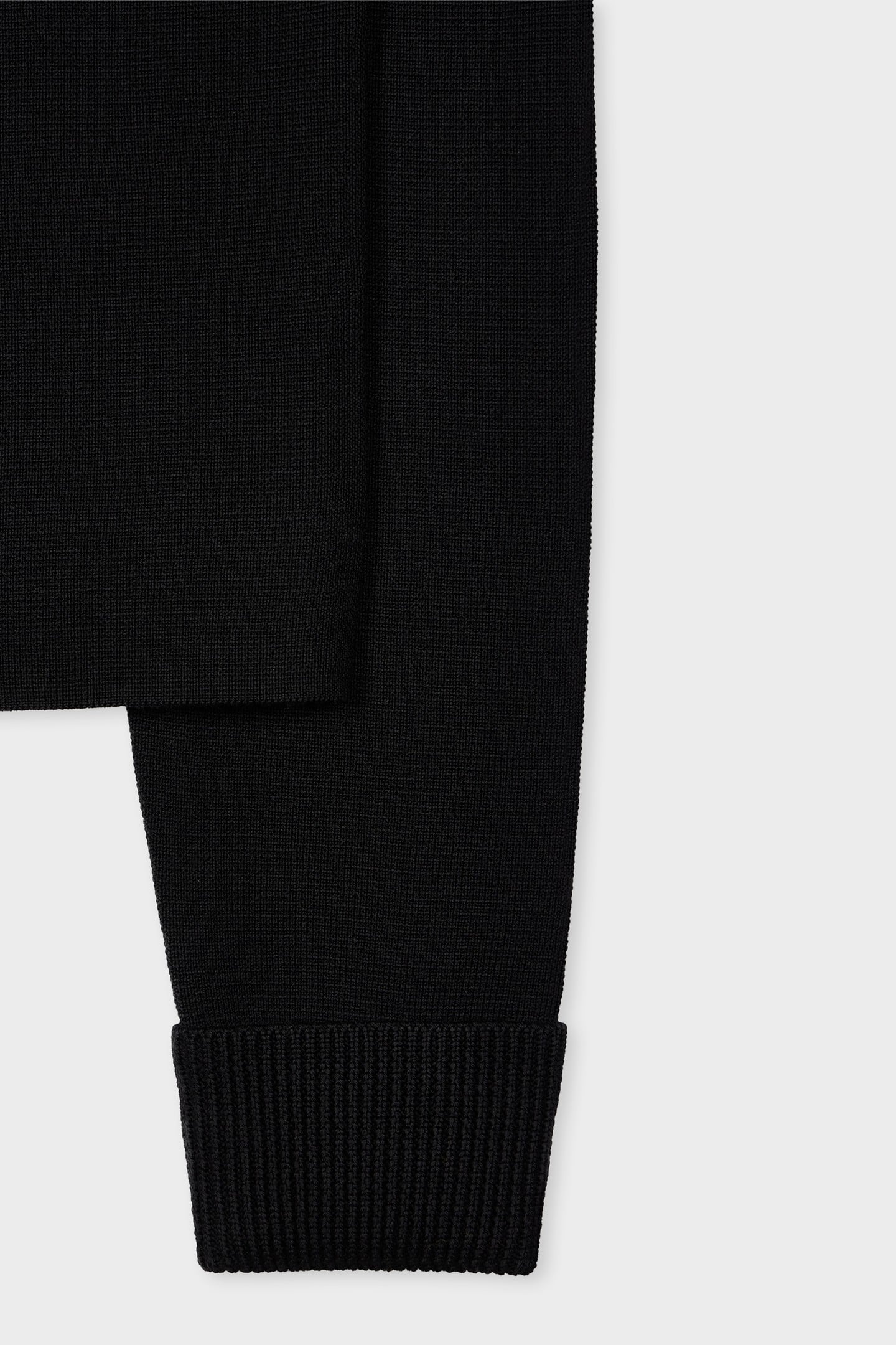 WOMENS KNITTED BLAZER BLACK 7