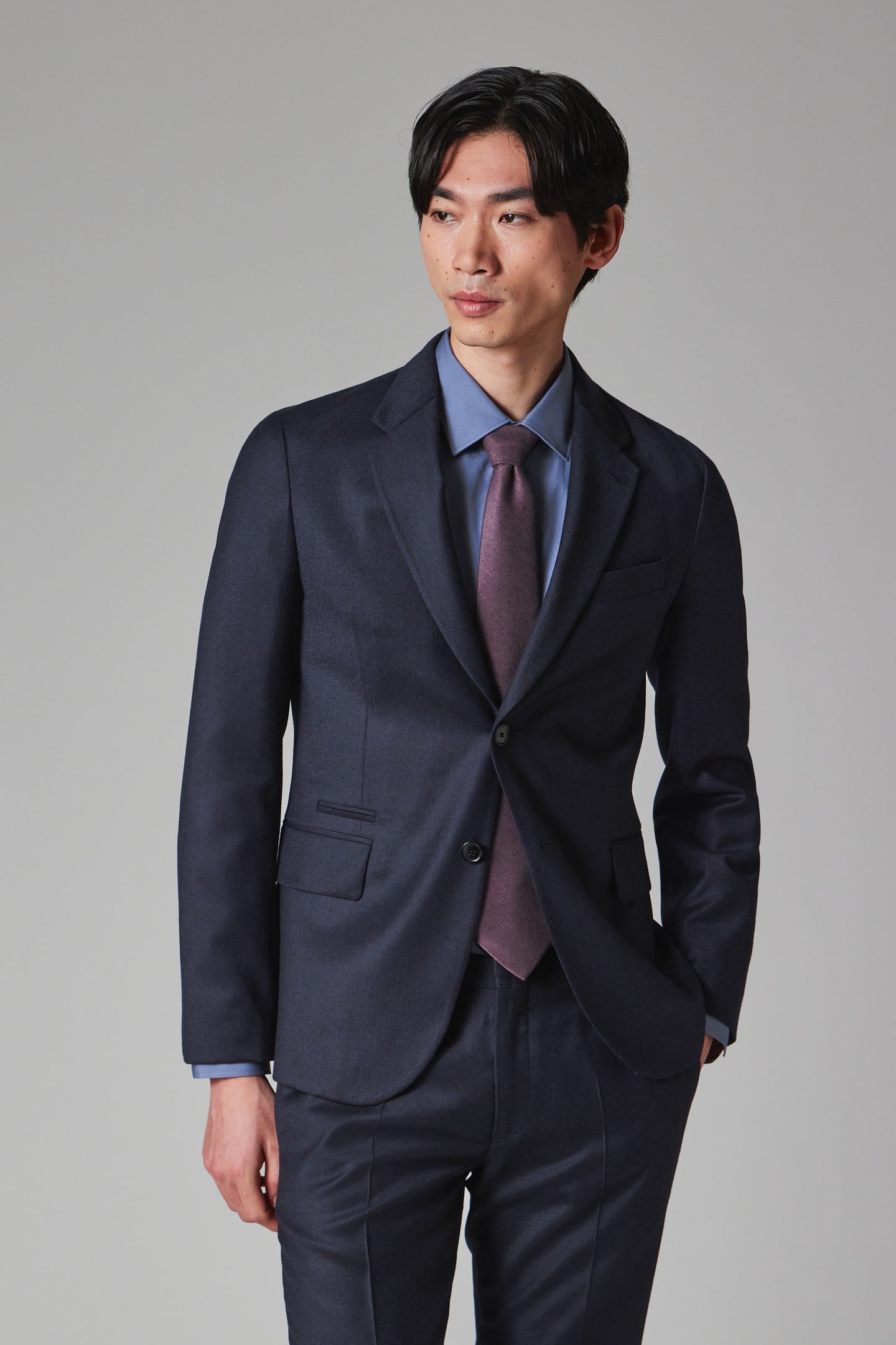 MENS 2 BUTTON JACKET NAVY 2