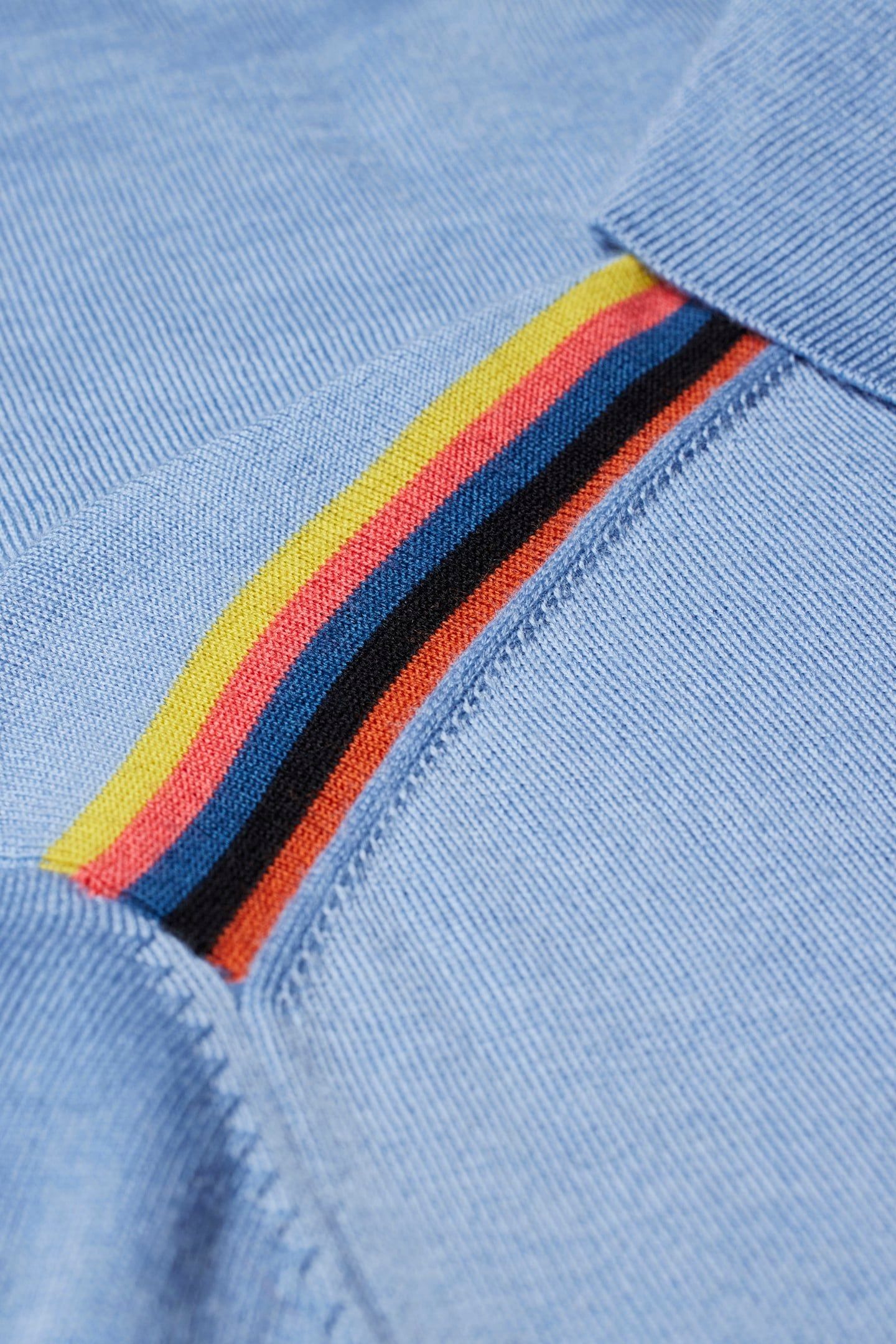 MENS SWEATER SS POLO BLUE 7