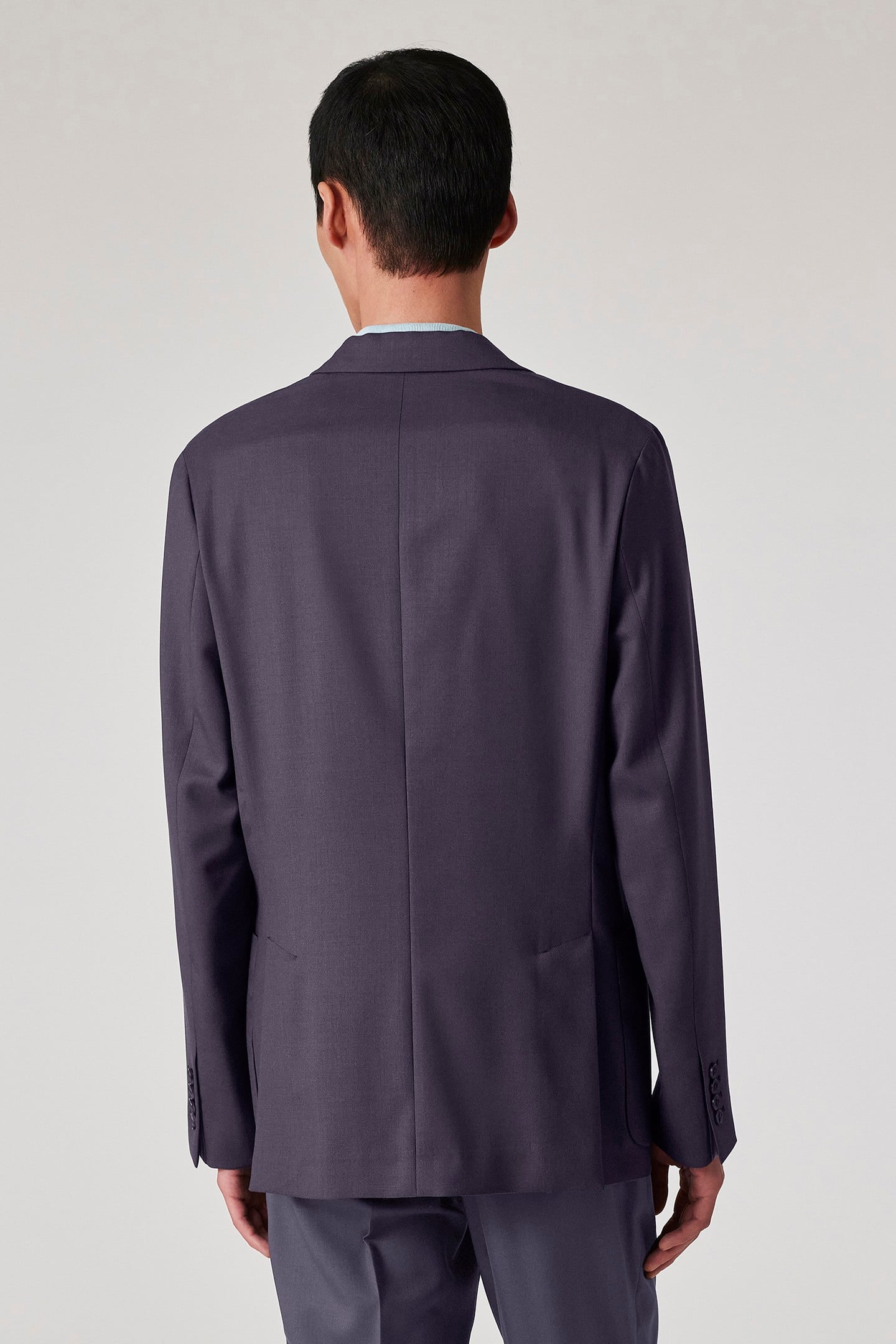 MENS 2 BUTTON JACKET DARK VIOLET 2