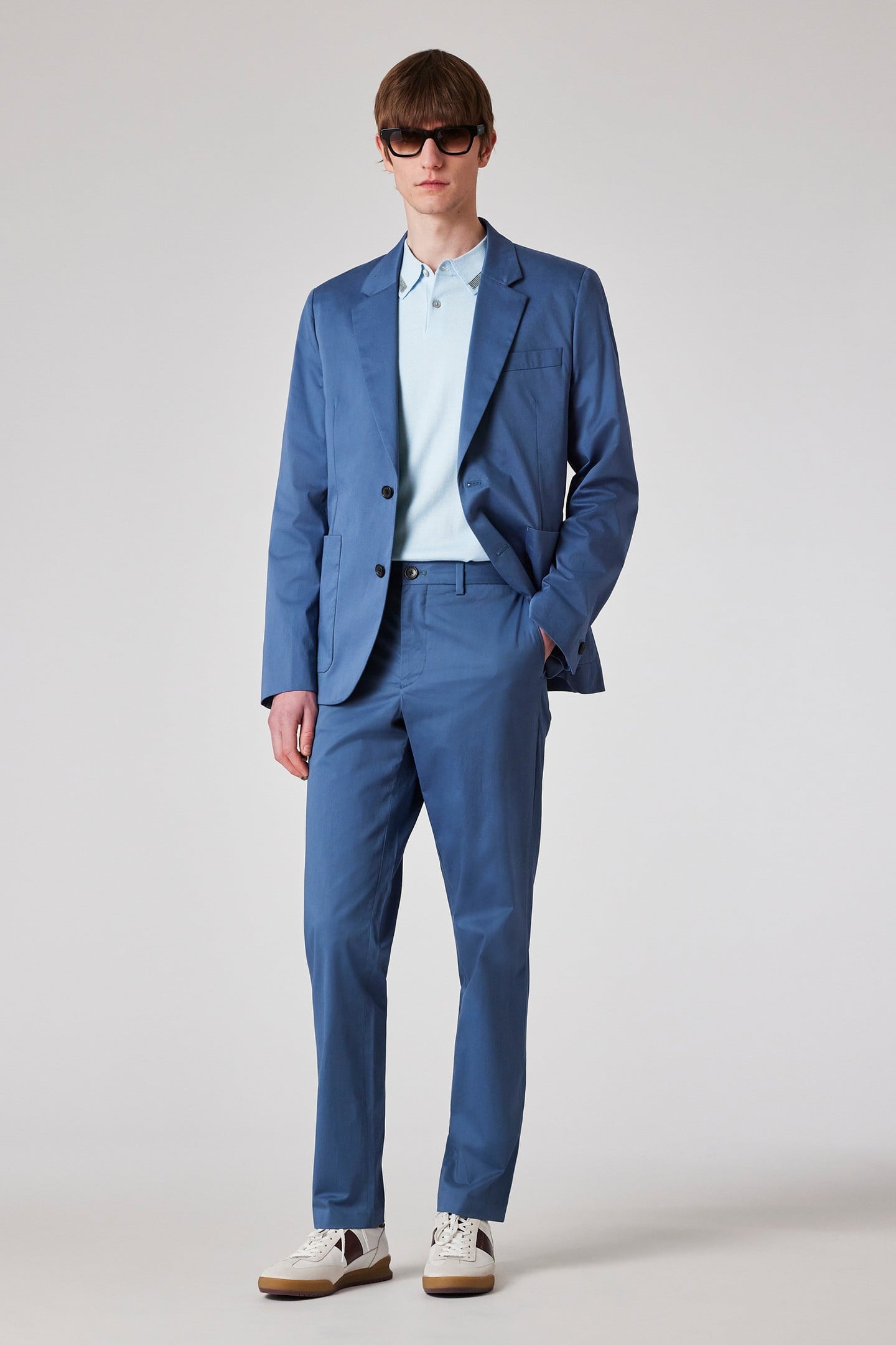 MENS BLAZER BUGGY LINED GREYISH BLUE 3