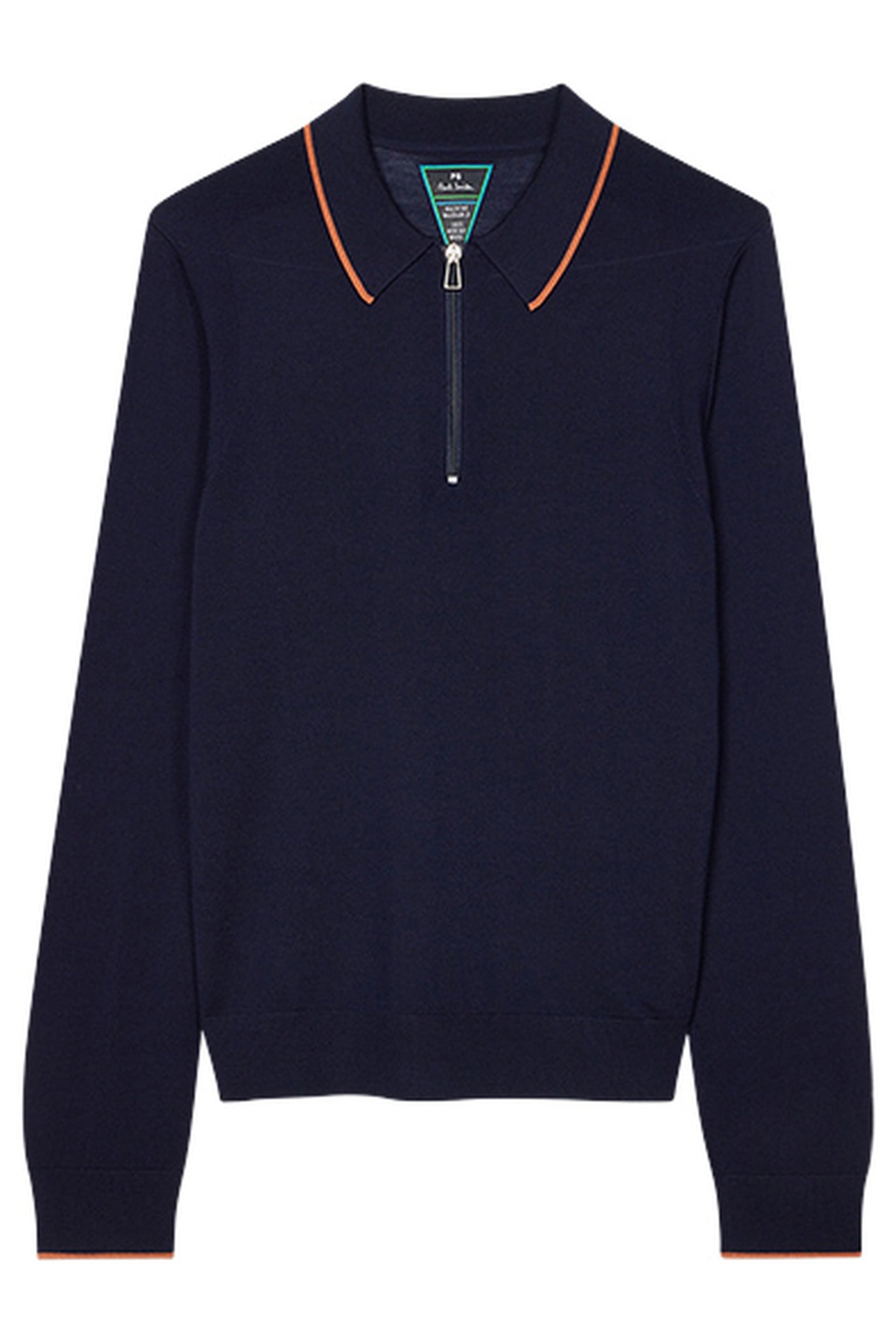 MENS SWEATER LS POLO SHIRT VERY DARK NAVY 4
