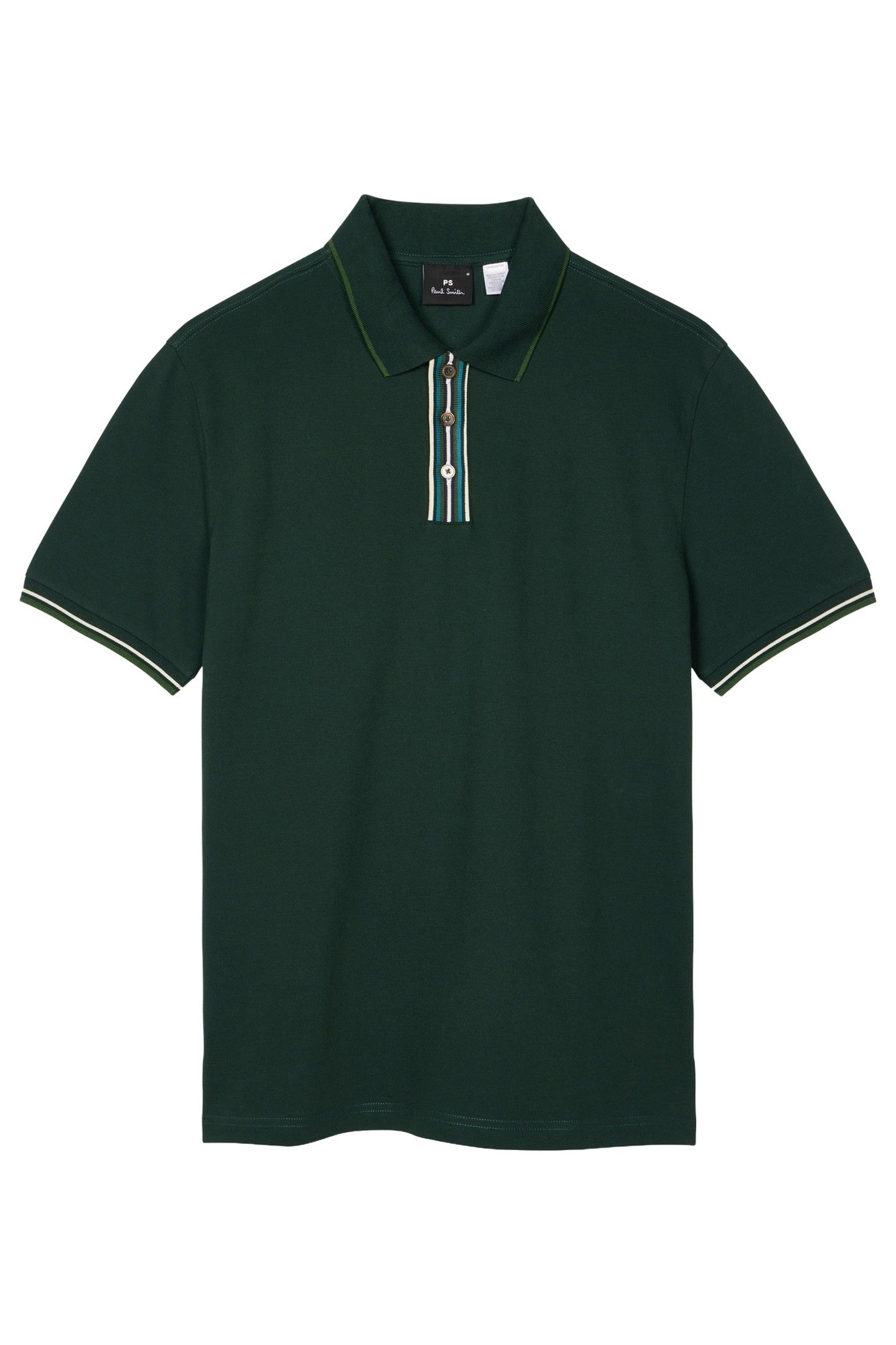 MENS SS POLO REG FIT BOTTLE GREEN 1