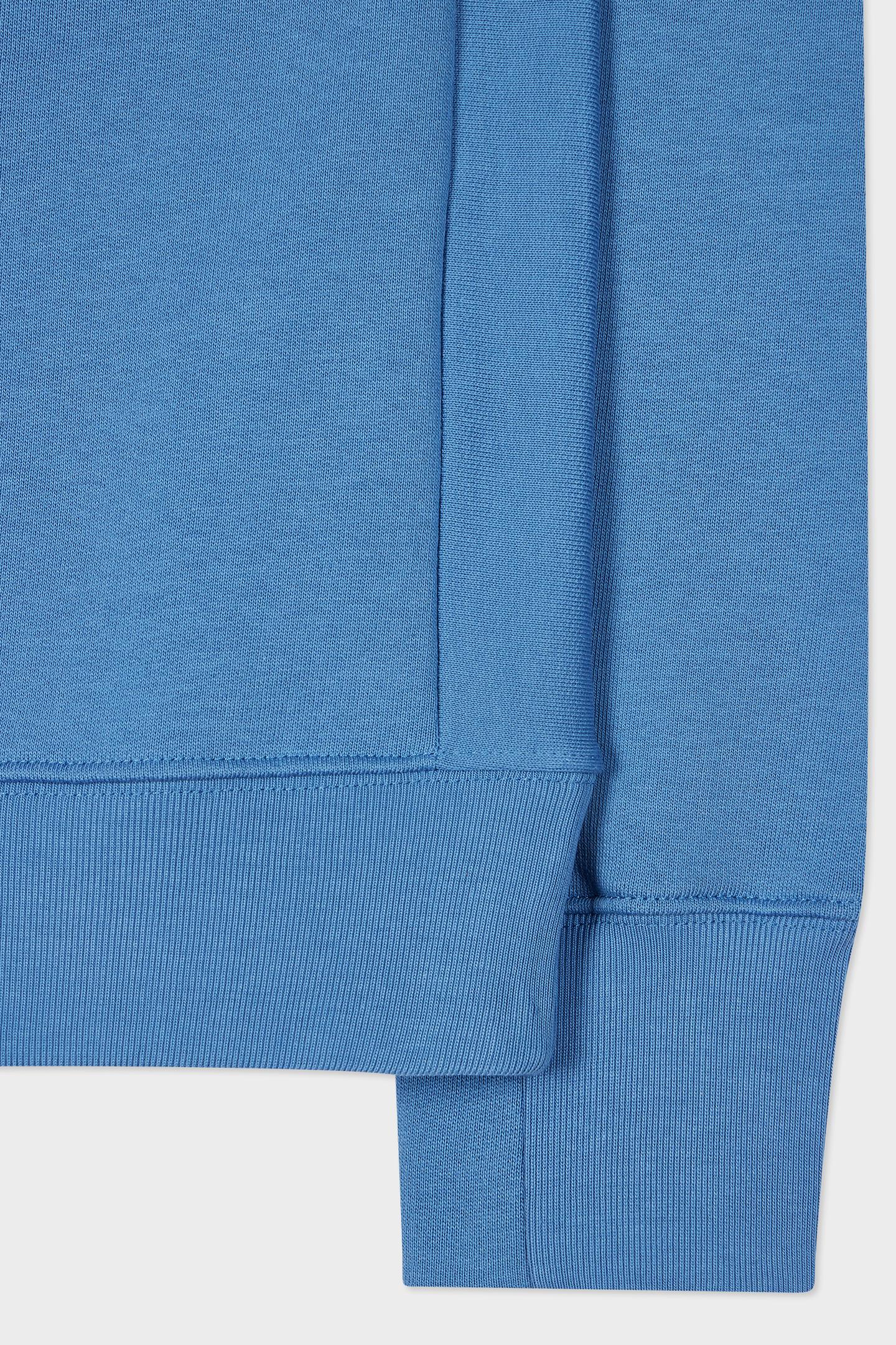 MENS REG FIT SWEATSHIRT ZEBRA GREYISH BLUE 2