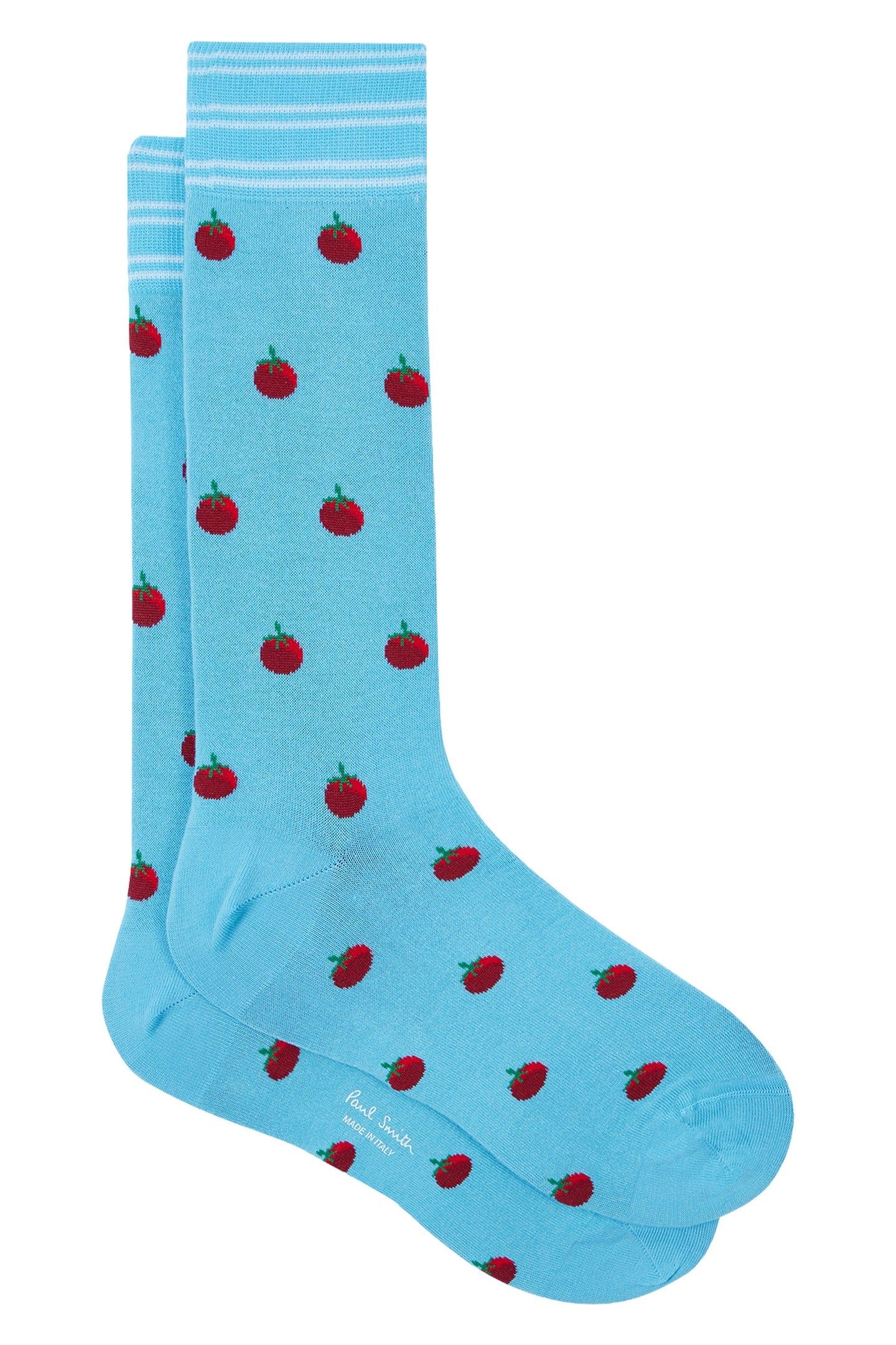 MEN SOCK GRAHAM TOMTO AW24 TURQUOISE 1