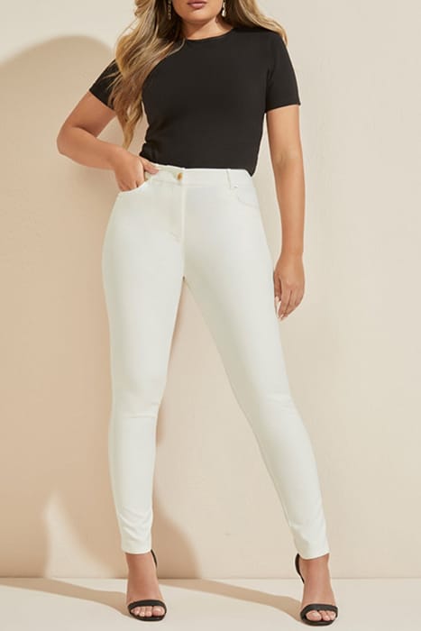 MARCIANO BY GUESS HOLLYWOOD POCKETS PALE SKINNY PANT PEARL 3