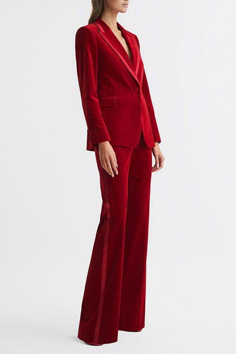 BREE RED WIDE-LEG PANTS 4