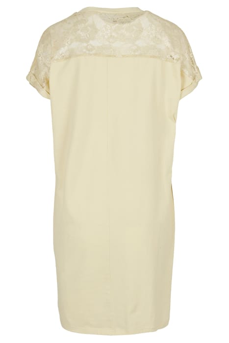 LADIES LACE TEE DRESS SOFTYELLOW 9