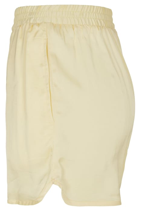 LADIES VISCOSE SATIN RESORT SHORTS SOFTYELLOW 8