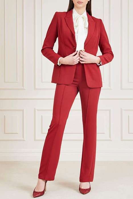 MARCIANO BY GUESS LILLIBETH PANT DARK JAM RED 3
