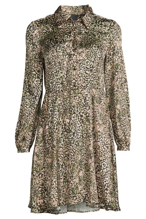 EVERETT ABITO SATIN STAMPA SWE MULT. PINK/GREEN 6