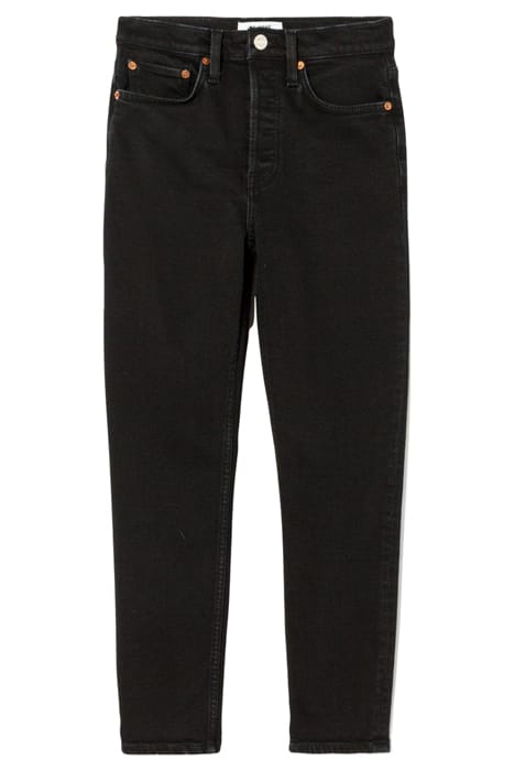 90S HIGH RISE ANKLE CROP NOIR 1