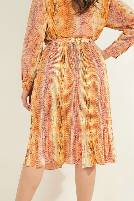 MARCIANO BY GUESS HALLEY PLEATED SKIRT SONORA SKIN 2