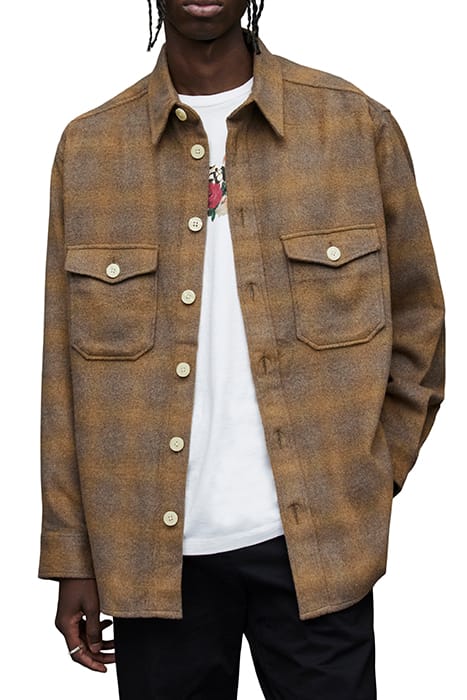 BARBA LS SHIRT BROWN 1