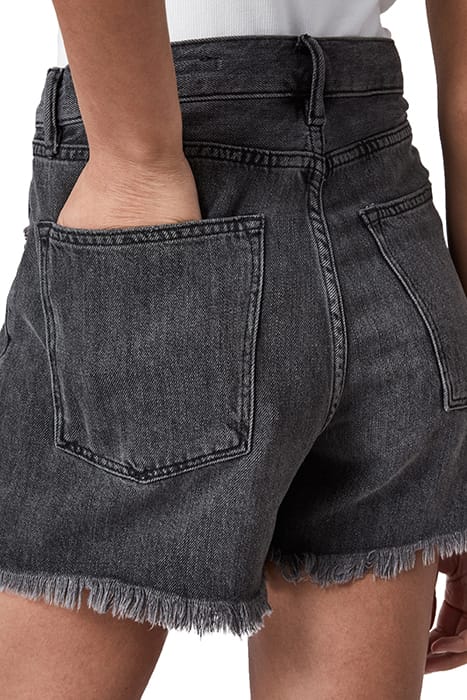 YANNI DENIM SHORTS WASHED BLACK 3