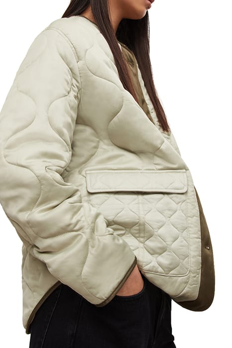 FOXI LINER JACKET PALE/DARK GREEN 7