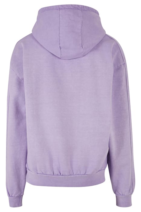 HEAVY TERRY GARMENT DYE HOODY LILAC 10
