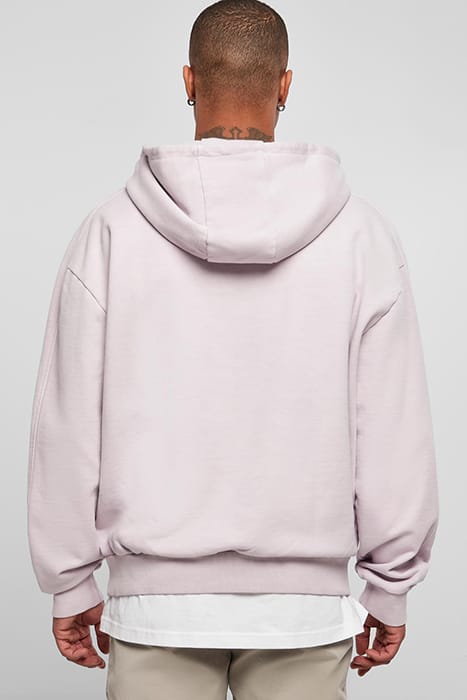 HEAVY TERRY GARMENT DYE HOODY LILAC 3