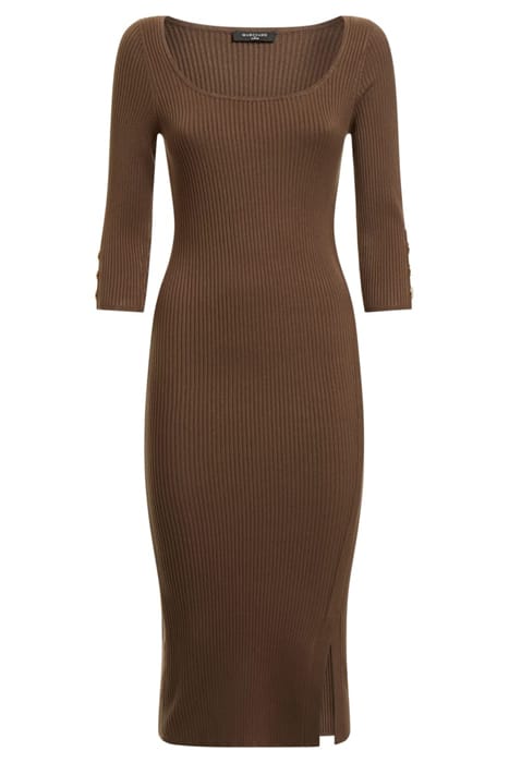 MARCIANO BY GUESS FLORA RIB SWTR DRESS COCOPOP 4