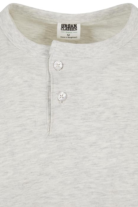 ORGANIC OVERSIZED HENLEY LONGSLEEVE LIGHTGREY 7