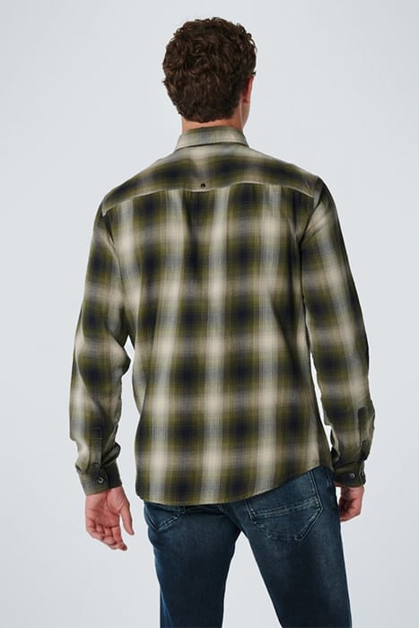 SHIRT CHECK RESPONSIBLE CHOICE SAGE GREEN 3