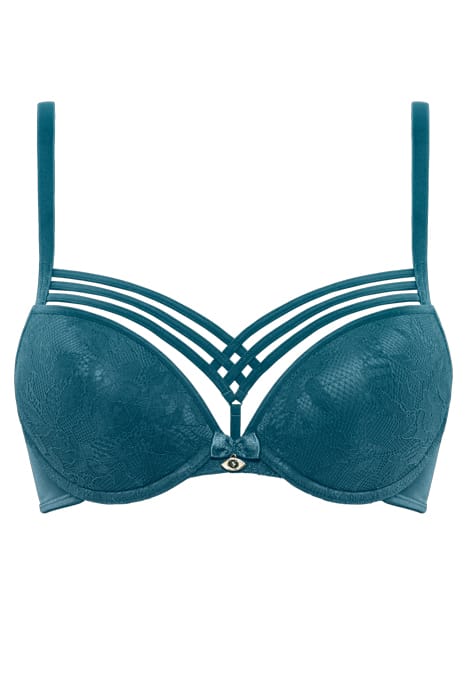 DAME DE PARIS LAGOON BLUE PUSH UP BRA 3